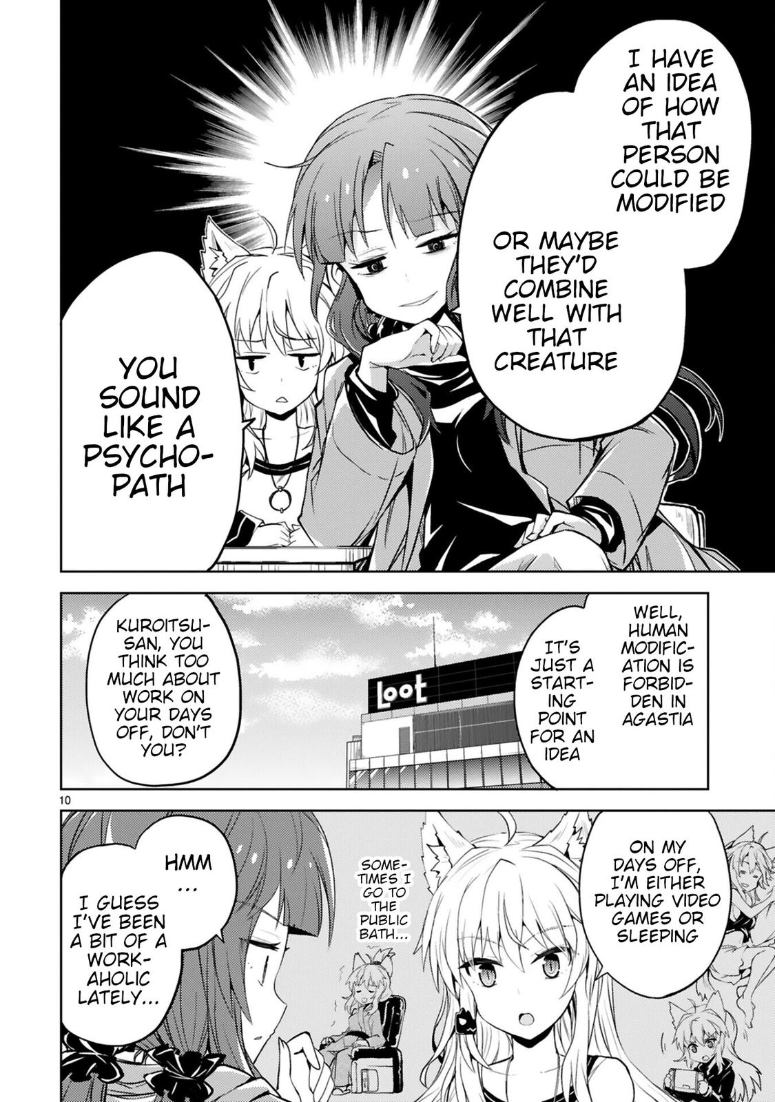 Kaijin Kaihatsubu no Kuroitsu-san Chapter 10 page 10 - 
