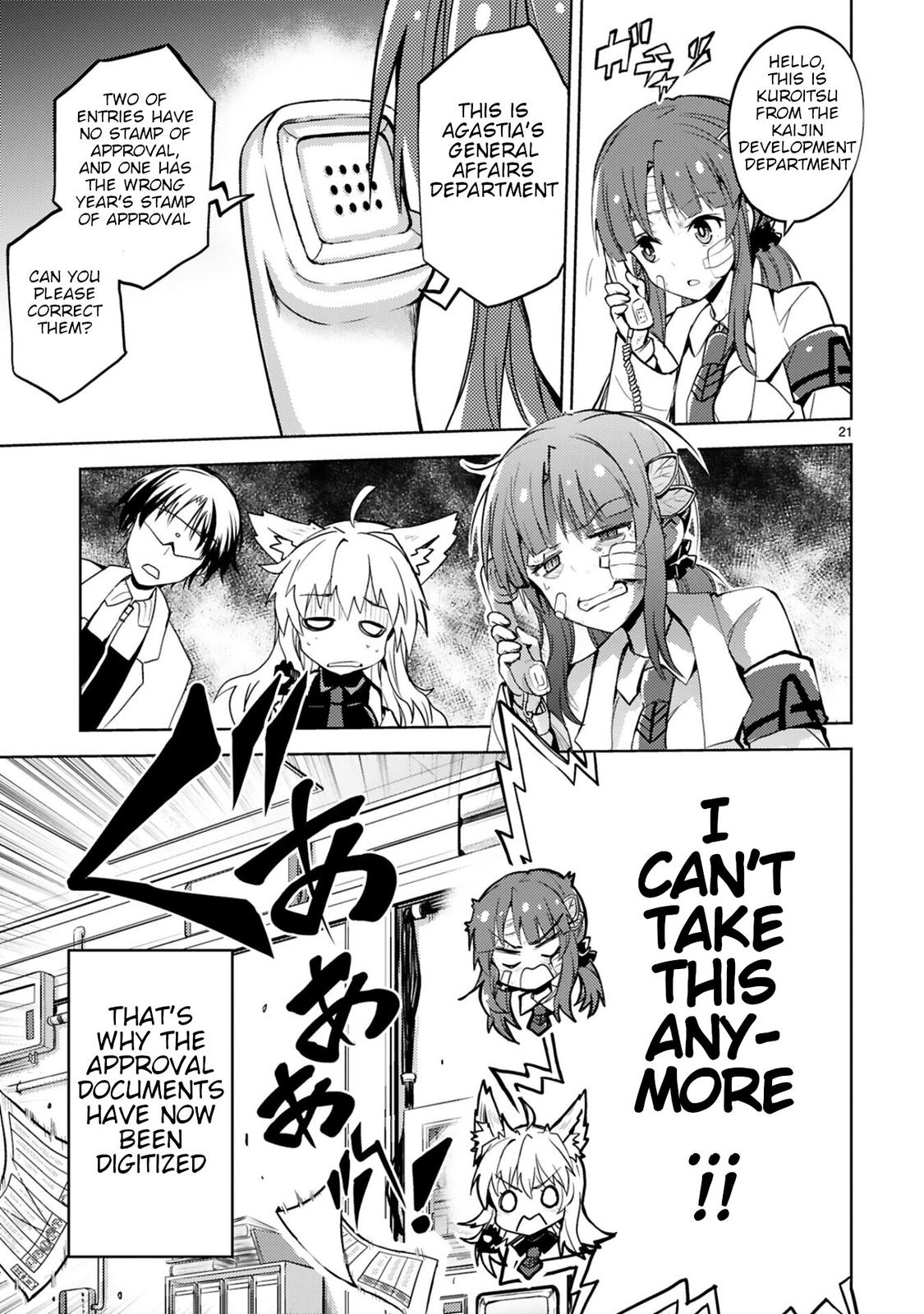 Kaijin Kaihatsubu no Kuroitsu-san Chapter 13 page 21 - 