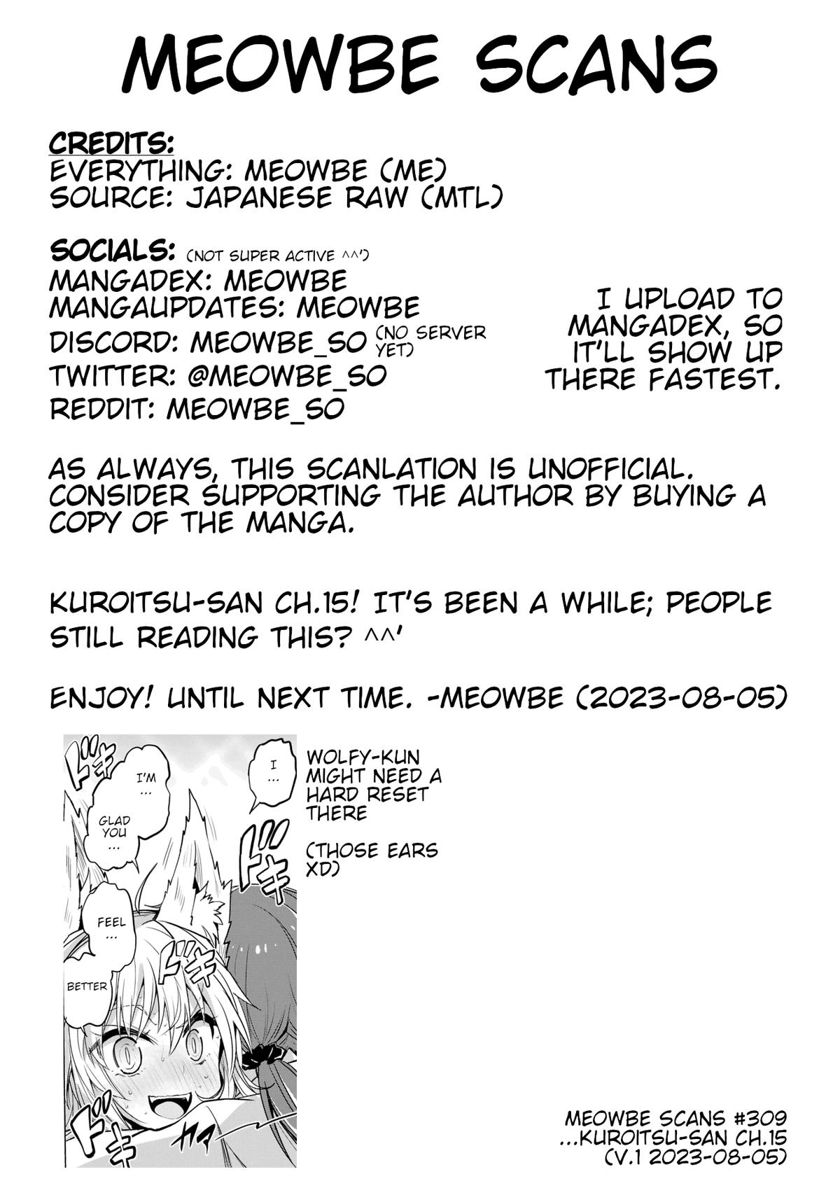 Kaijin Kaihatsubu no Kuroitsu-san Chapter 15 page 22 - 