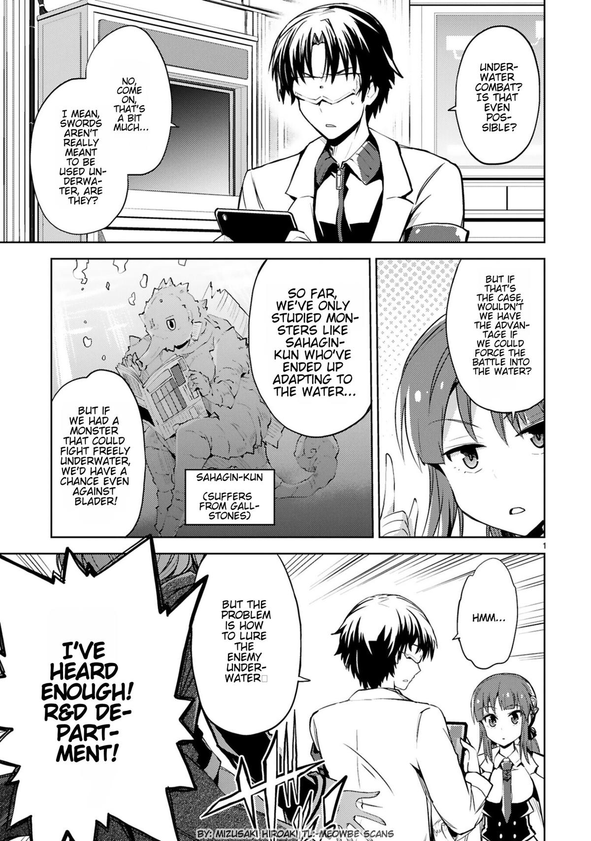 Kaijin Kaihatsubu no Kuroitsu-san Chapter 17 page 1 - 