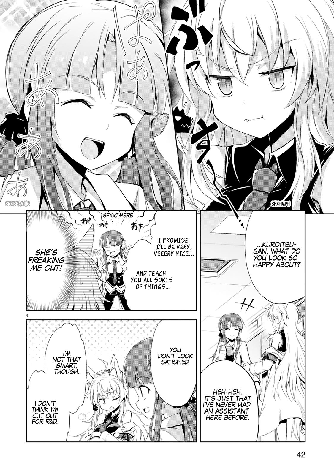 Kaijin Kaihatsubu no Kuroitsu-san Chapter 3 page 5 - 