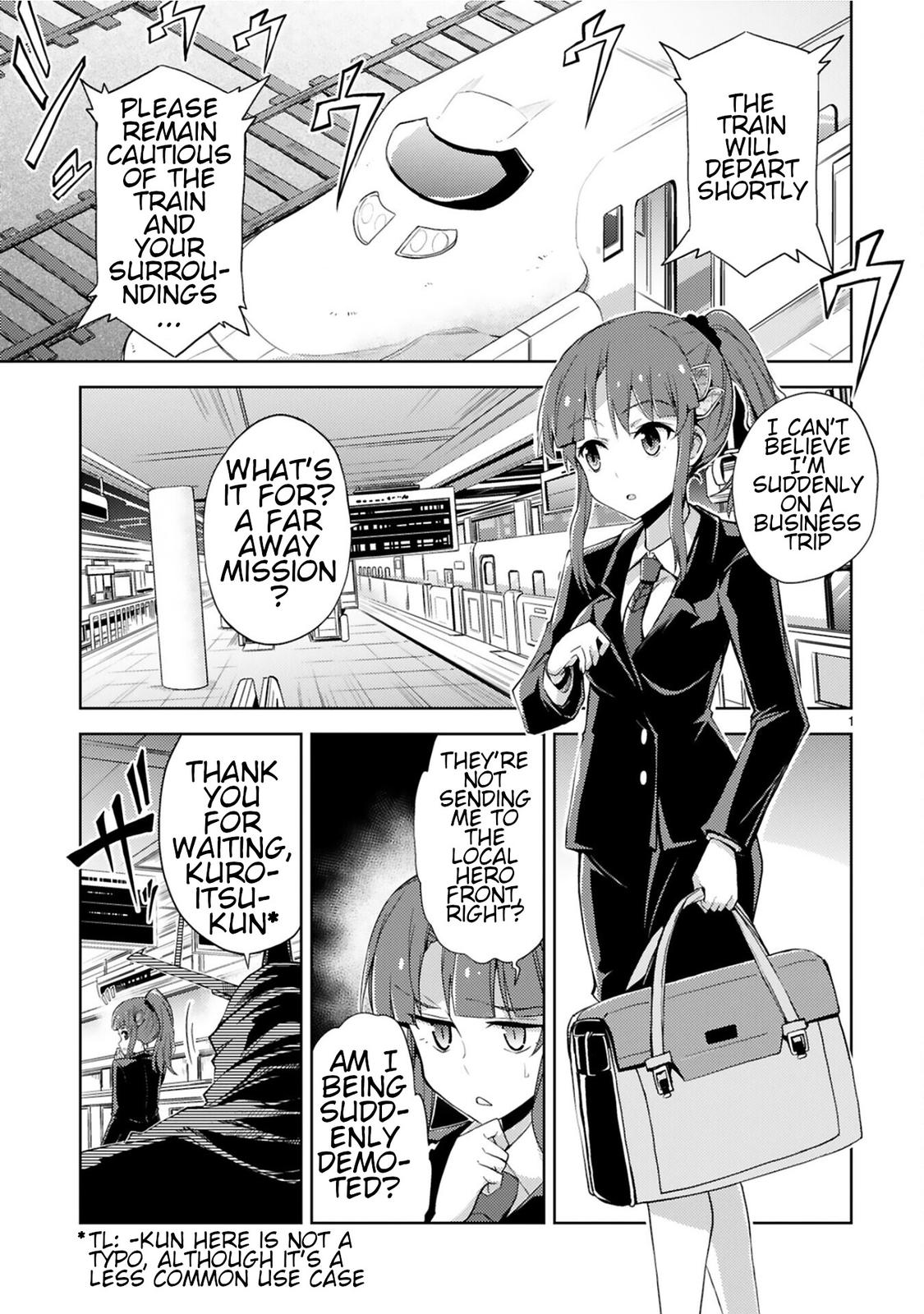 Kaijin Kaihatsubu no Kuroitsu-san Chapter 5 page 1 - 