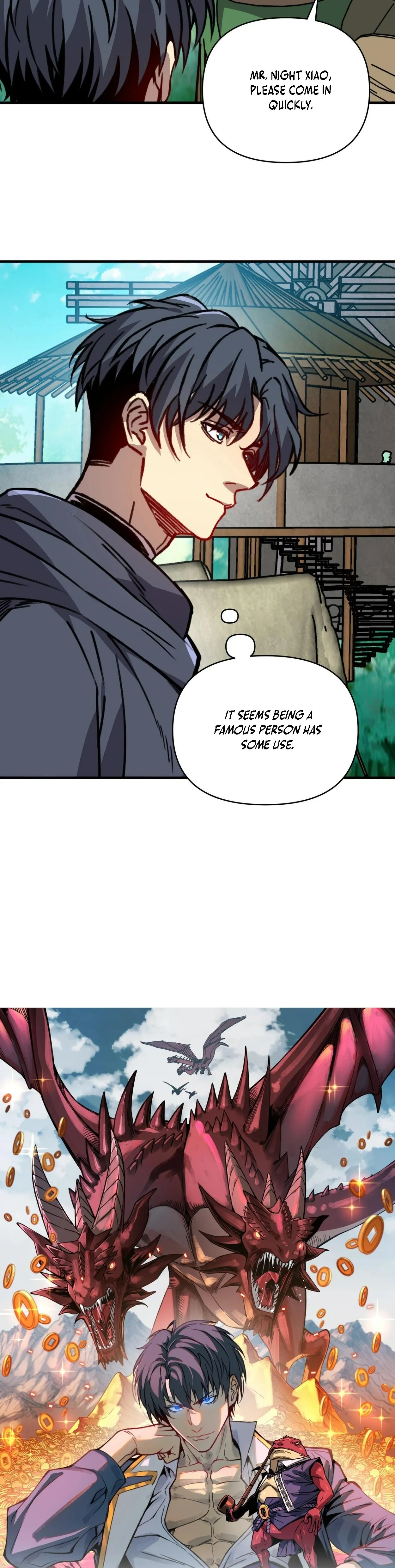 Kāijú Zhuǎnzhí Cáishén, Xùnhuà Yìwàn Shénchǒng! Chapter 64 page 2 - 