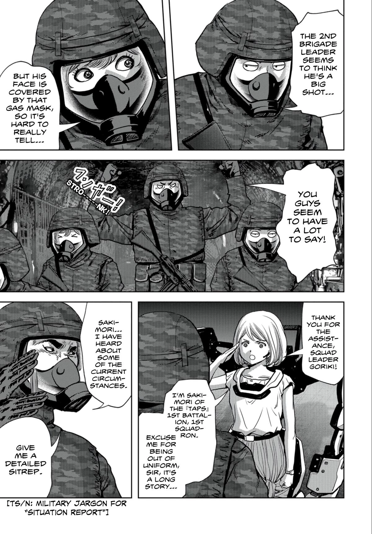 Kaijuu Jieitai Chapter 24.1 page 11 - 