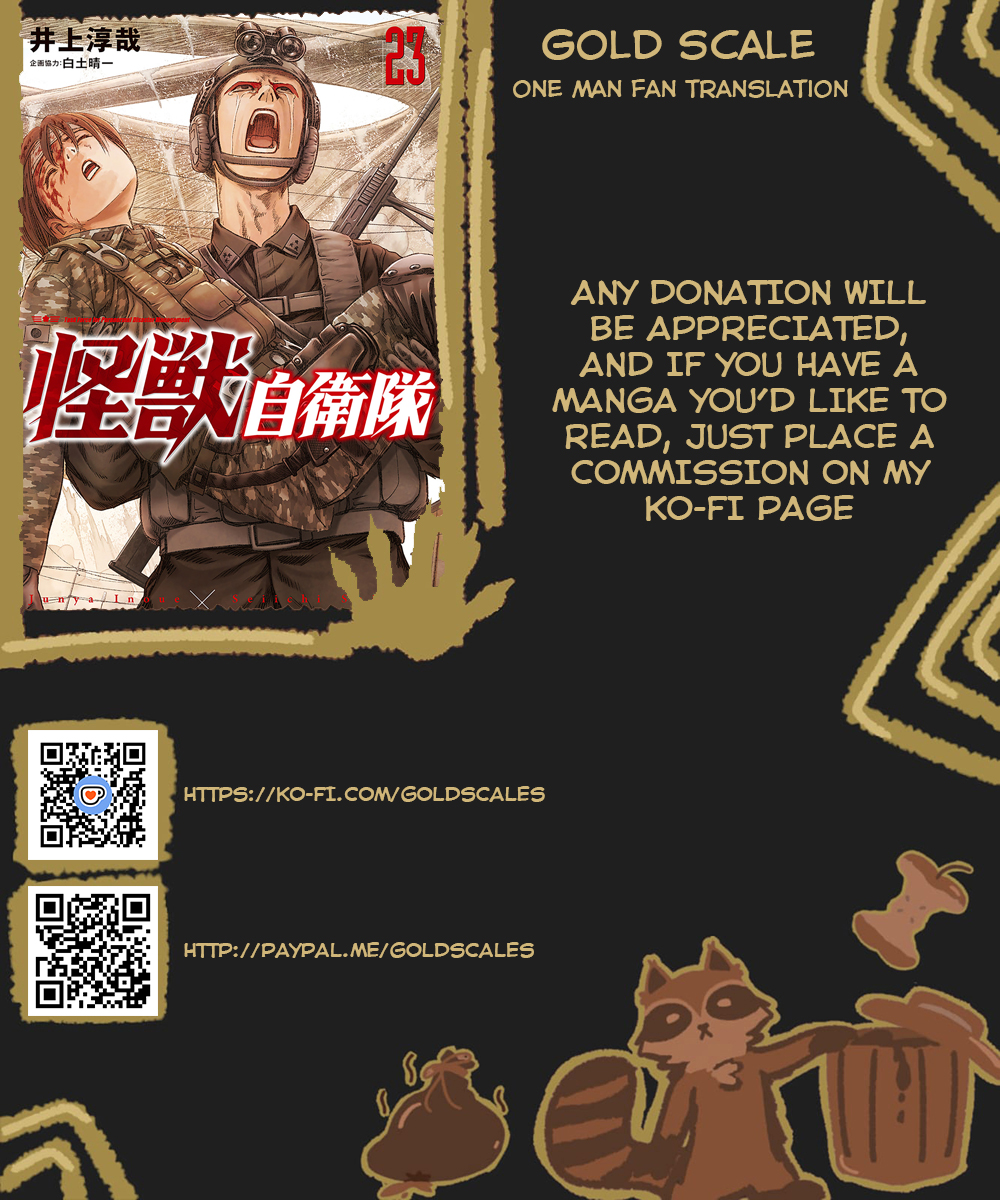 Kaijuu Jieitai Chapter 72.5 page 1 - 
