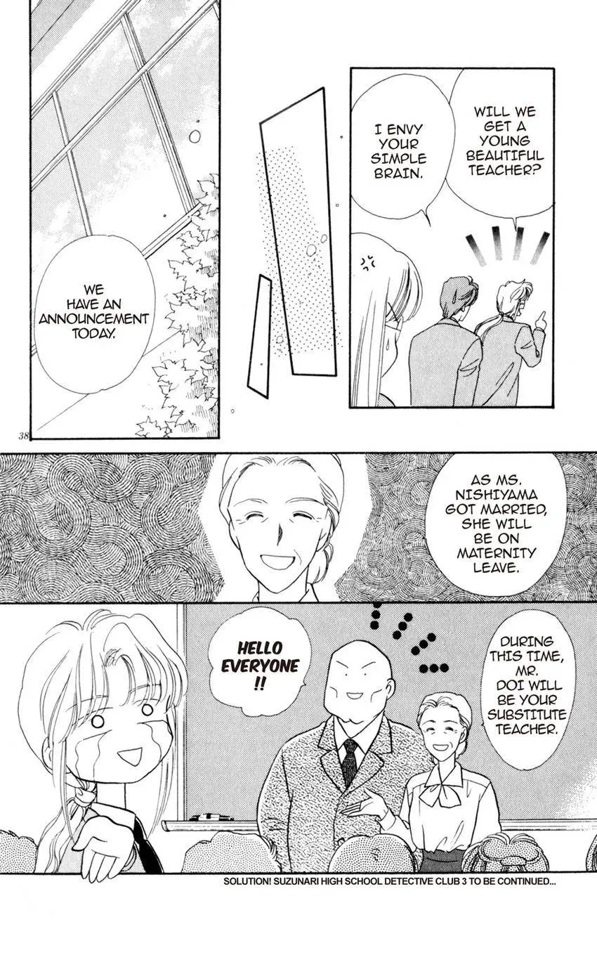 Kaiketsu! Suzunari Gakuen Tanteibu Chapter 8 page 38 - 