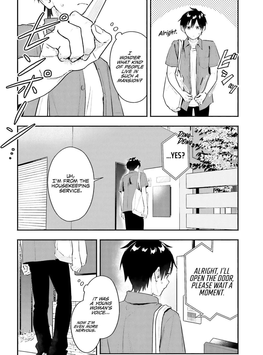 Kaji Daikou no Arbeit wo Hajimetara Gakuen Ichi no Bishoujo no Kazoku ni Kiinirare Chaimashita. Chapter 1 page 34 - 