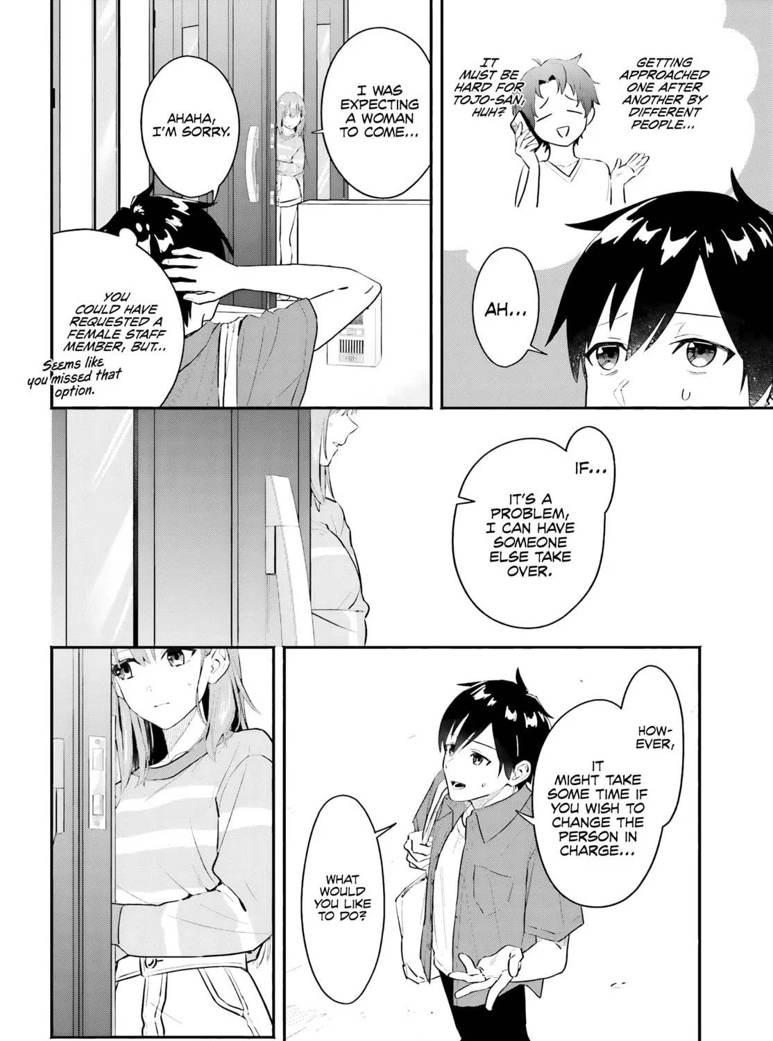 Kaji Daikou no Arbeit wo Hajimetara Gakuen Ichi no Bishoujo no Kazoku ni Kiinirare Chaimashita. Chapter 1 page 42 - 