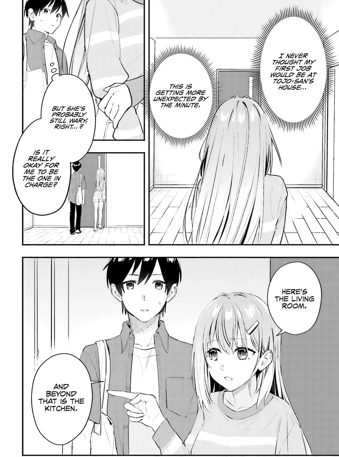 Kaji Daikou no Arbeit wo Hajimetara Gakuen Ichi no Bishoujo no Kazoku ni Kiinirare Chaimashita. Chapter 1 page 50 - 