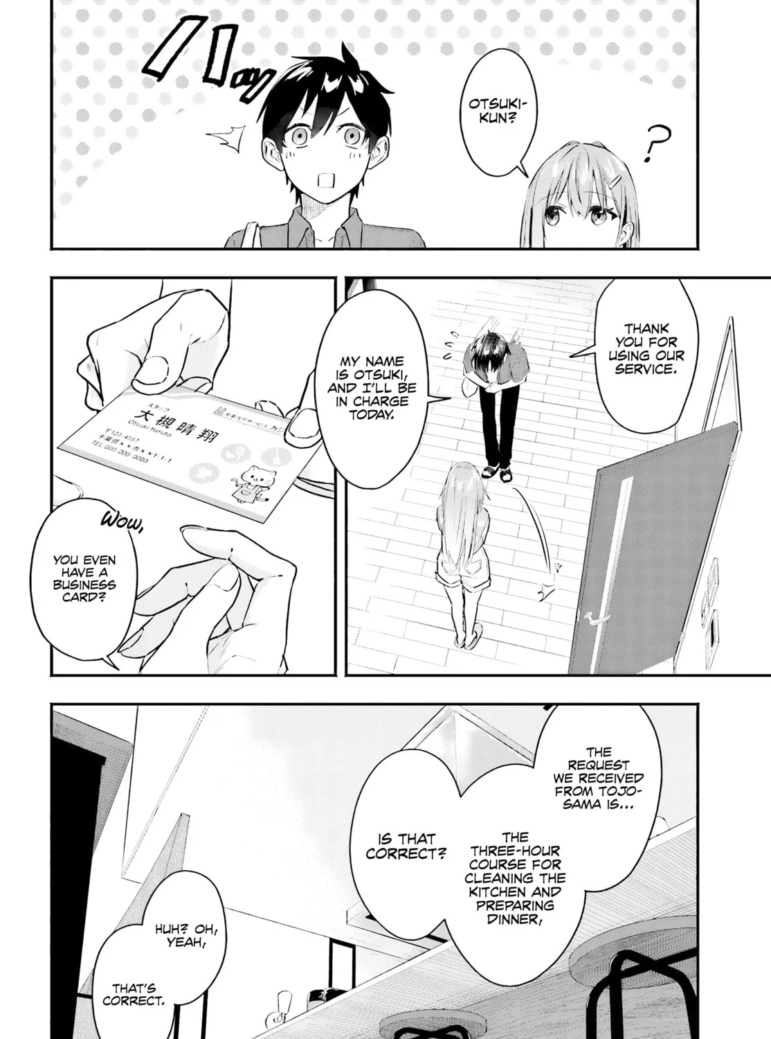 Kaji Daikou no Arbeit wo Hajimetara Gakuen Ichi no Bishoujo no Kazoku ni Kiinirare Chaimashita. Chapter 1 page 54 - 