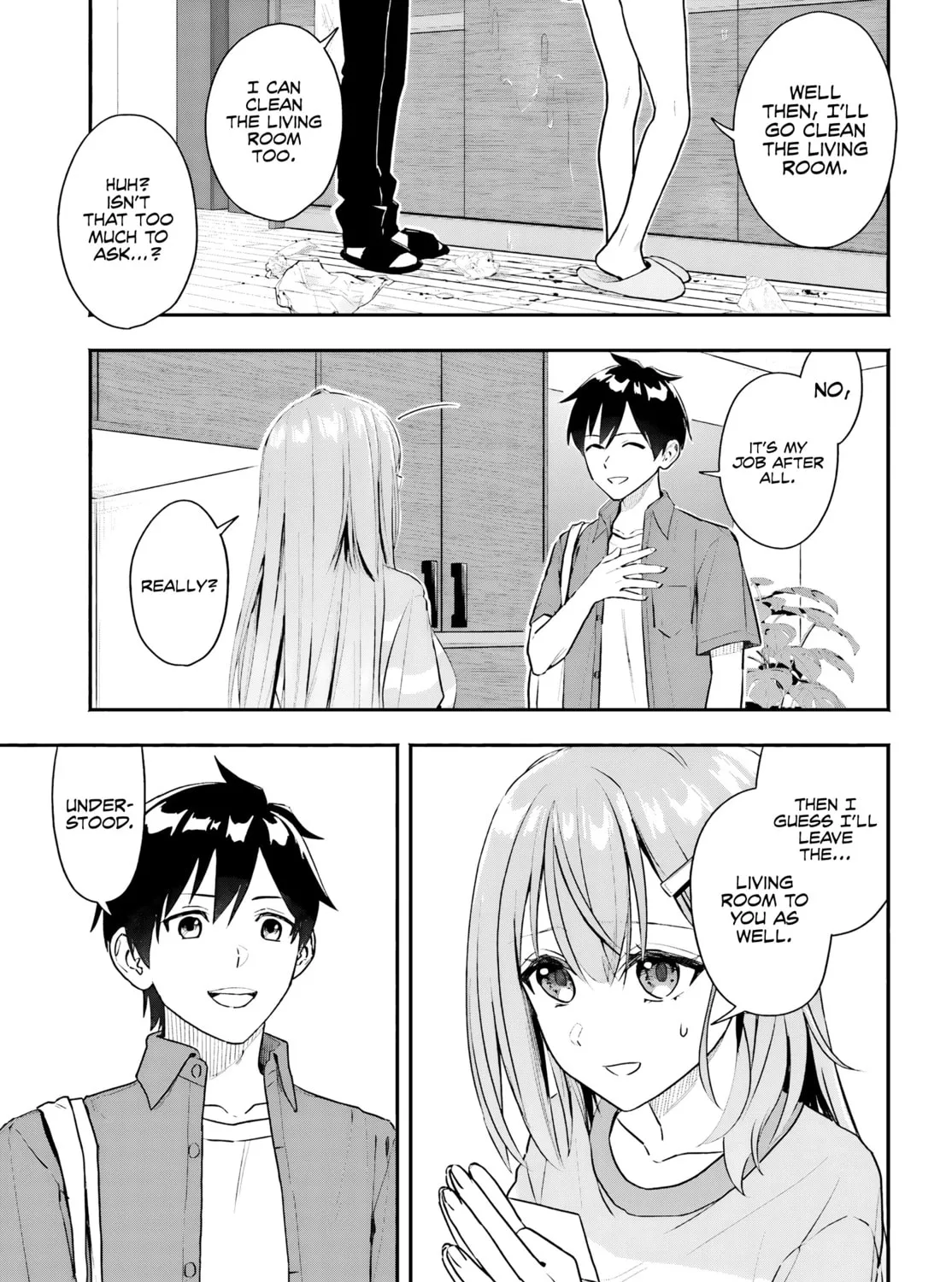 Kaji Daikou no Arbeit wo Hajimetara Gakuen Ichi no Bishoujo no Kazoku ni Kiinirare Chaimashita. Chapter 1 page 60 - 