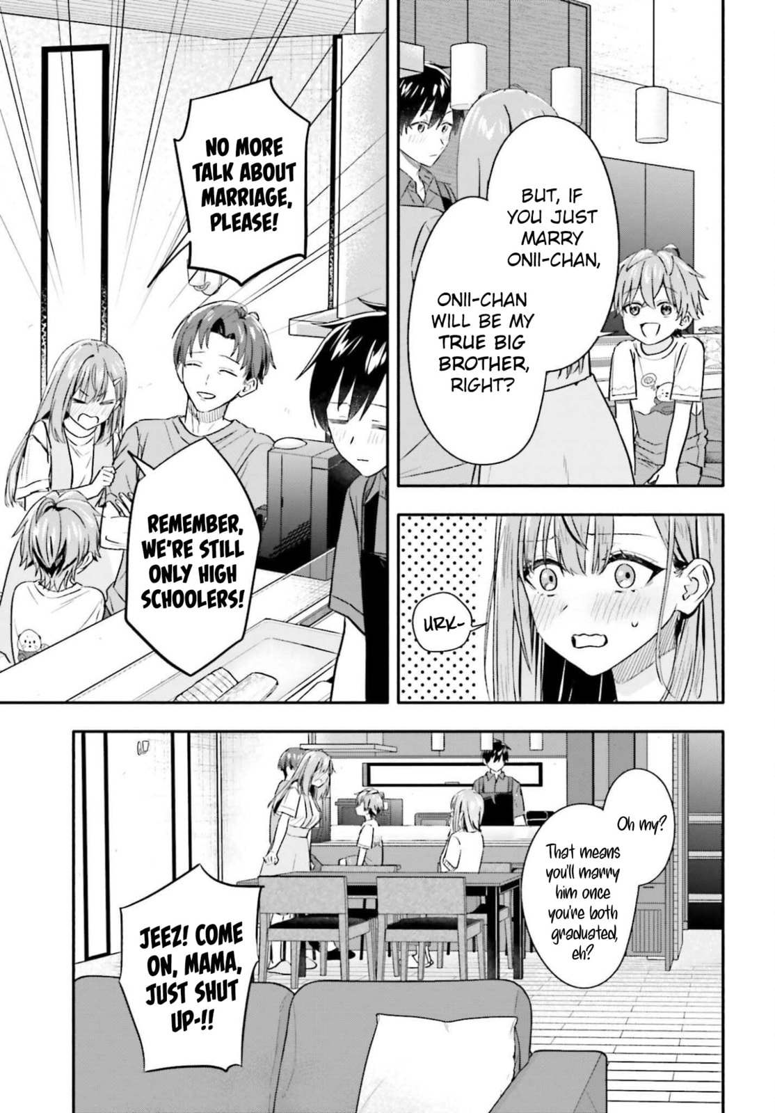 Kaji Daikou no Arbeit wo Hajimetara Gakuen Ichi no Bishoujo no Kazoku ni Kiinirare Chaimashita. Chapter 10 page 14 - 