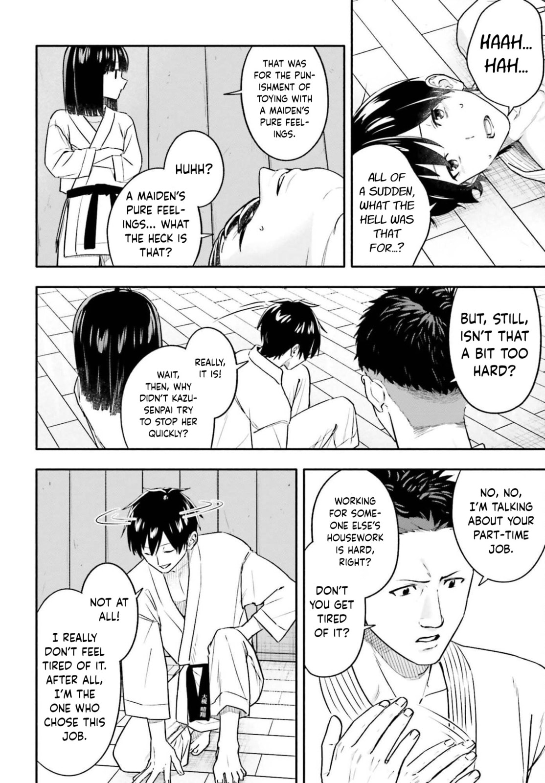Kaji Daikou no Arbeit wo Hajimetara Gakuen Ichi no Bishoujo no Kazoku ni Kiinirare Chaimashita. Chapter 12 page 17 - 