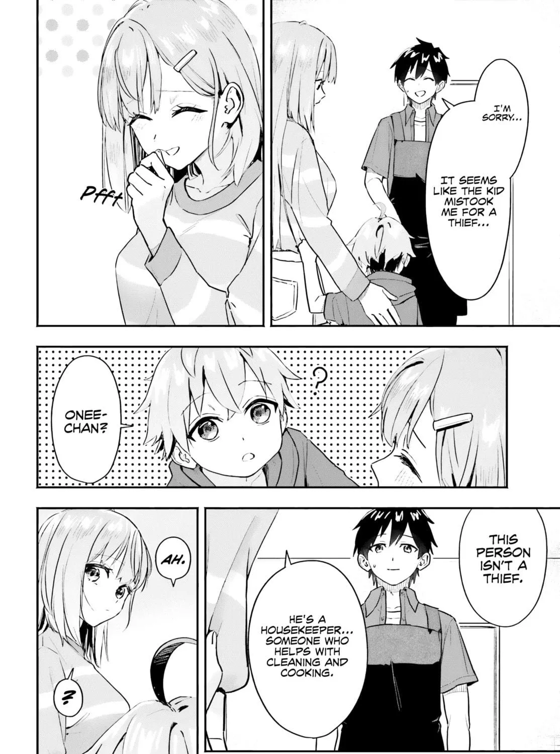 Kaji Daikou no Arbeit wo Hajimetara Gakuen Ichi no Bishoujo no Kazoku ni Kiinirare Chaimashita. Chapter 2 page 16 - 