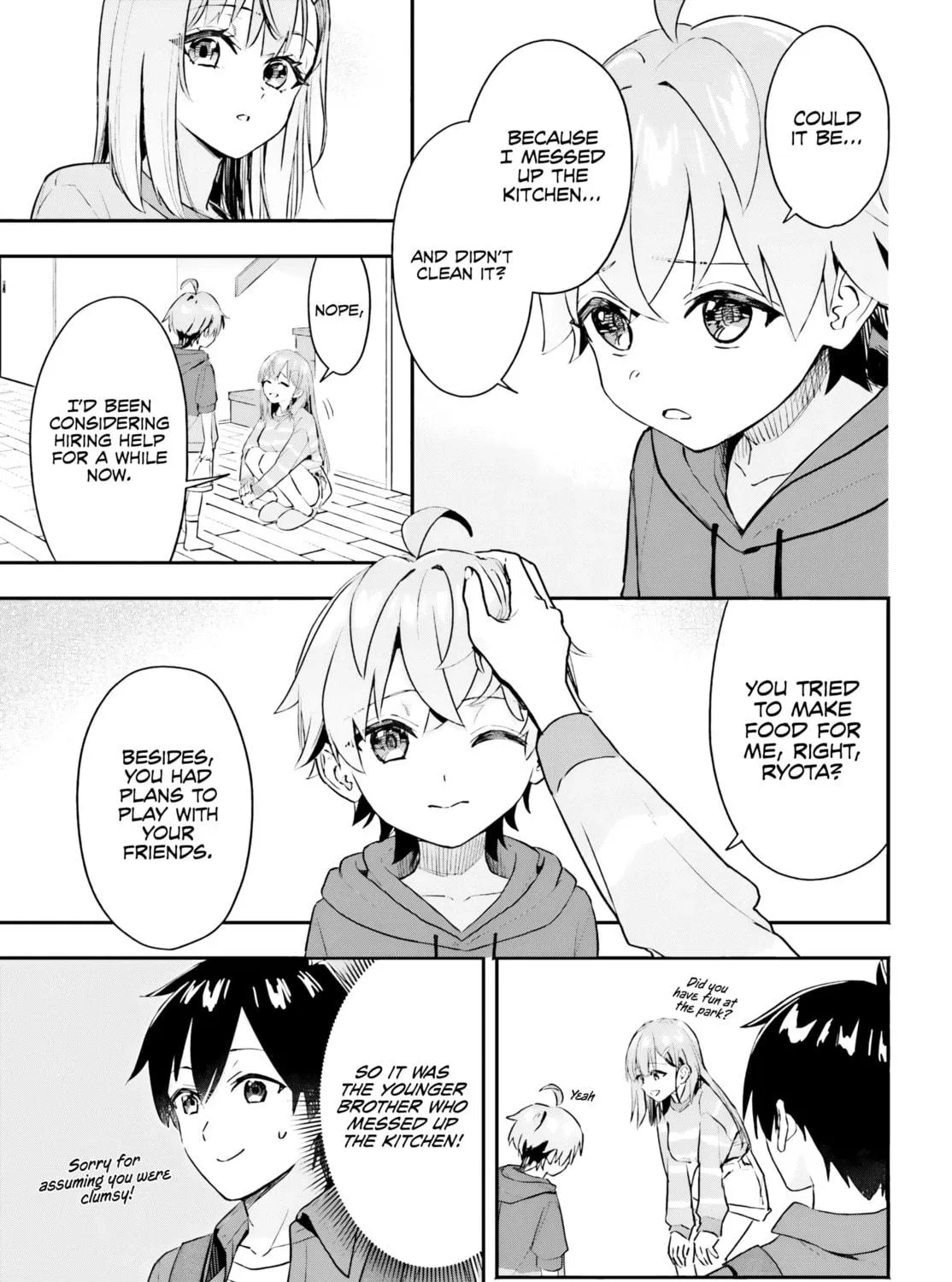 Kaji Daikou no Arbeit wo Hajimetara Gakuen Ichi no Bishoujo no Kazoku ni Kiinirare Chaimashita. Chapter 2 page 18 - 