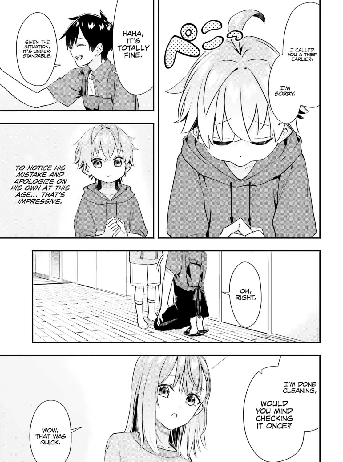 Kaji Daikou no Arbeit wo Hajimetara Gakuen Ichi no Bishoujo no Kazoku ni Kiinirare Chaimashita. Chapter 2 page 22 - 