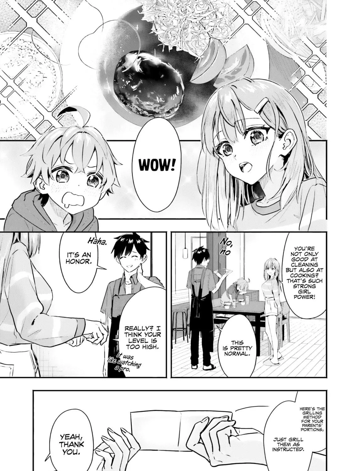 Kaji Daikou no Arbeit wo Hajimetara Gakuen Ichi no Bishoujo no Kazoku ni Kiinirare Chaimashita. Chapter 2 page 34 - 