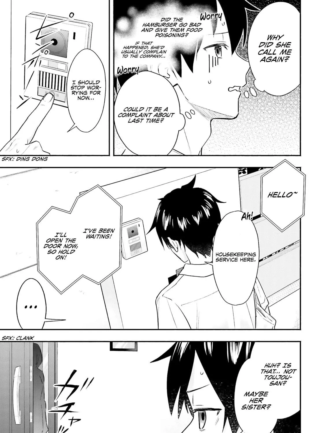 Kaji Daikou no Arbeit wo Hajimetara Gakuen Ichi no Bishoujo no Kazoku ni Kiinirare Chaimashita. Chapter 3 page 34 - 
