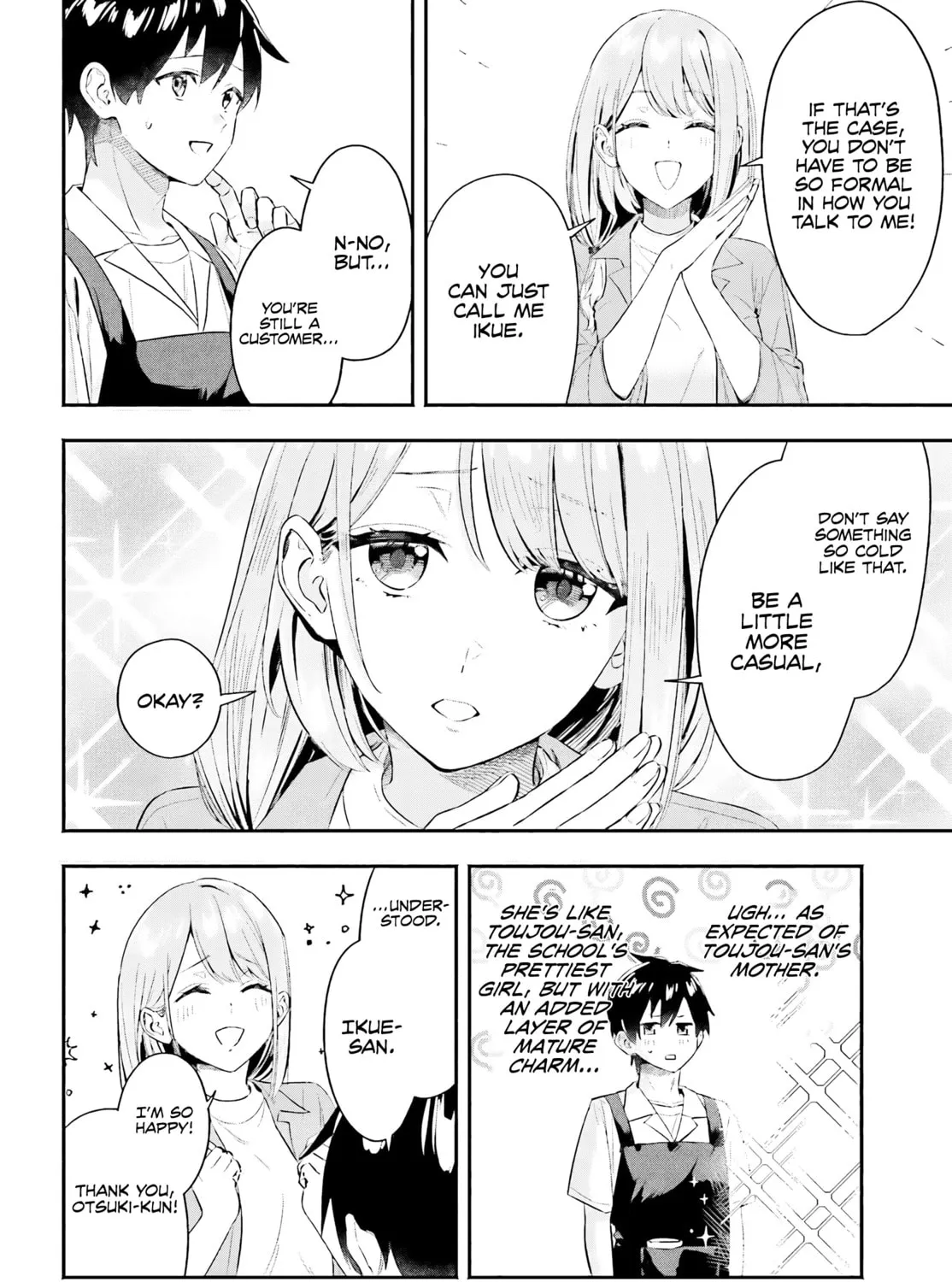 Kaji Daikou no Arbeit wo Hajimetara Gakuen Ichi no Bishoujo no Kazoku ni Kiinirare Chaimashita. Chapter 4 page 12 - 
