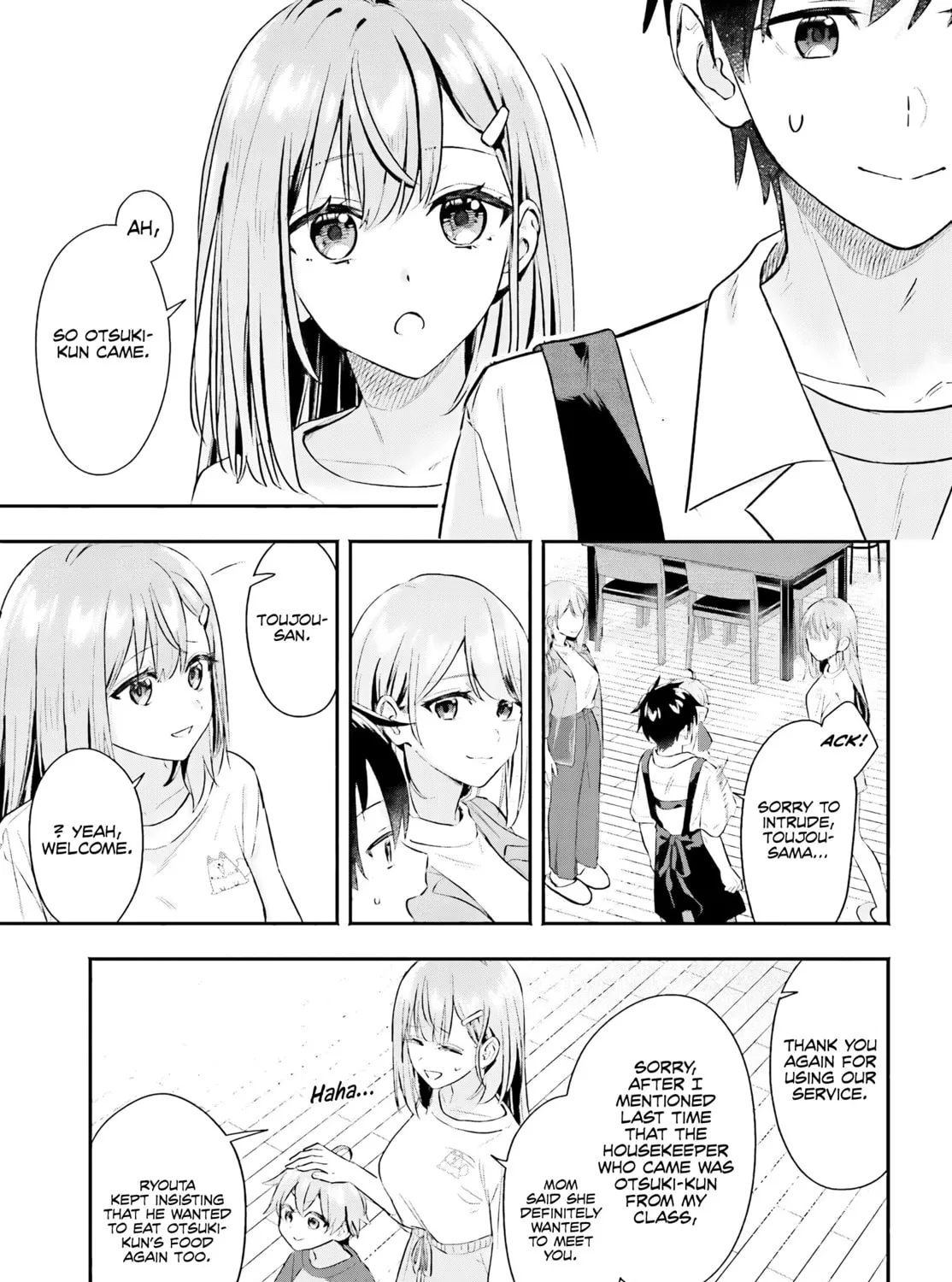 Kaji Daikou no Arbeit wo Hajimetara Gakuen Ichi no Bishoujo no Kazoku ni Kiinirare Chaimashita. Chapter 4 page 14 - 