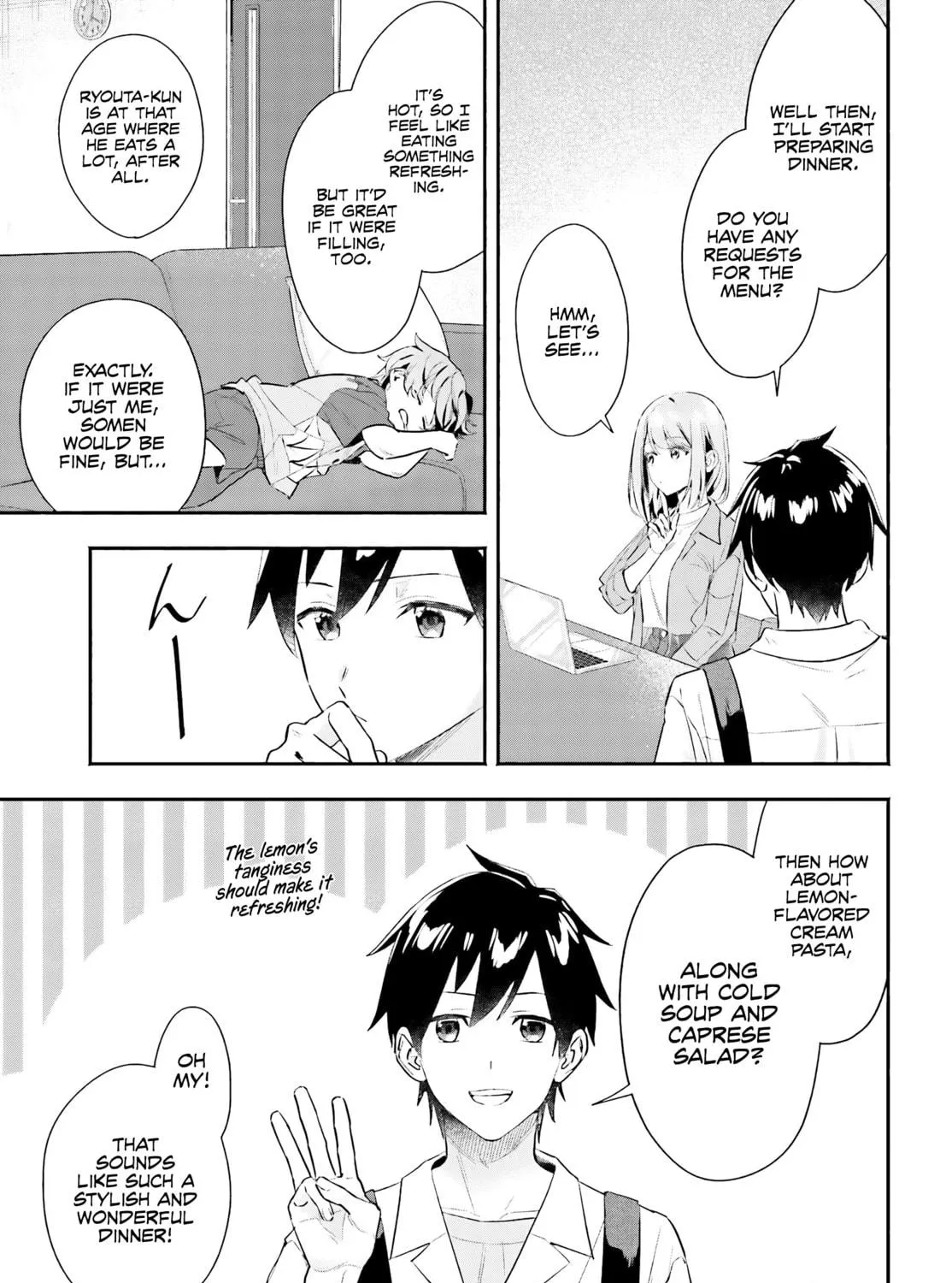 Kaji Daikou no Arbeit wo Hajimetara Gakuen Ichi no Bishoujo no Kazoku ni Kiinirare Chaimashita. Chapter 4 page 34 - 