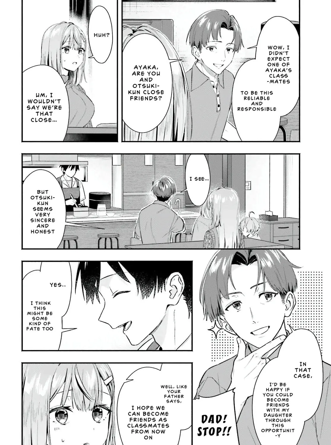 Kaji Daikou no Arbeit wo Hajimetara Gakuen Ichi no Bishoujo no Kazoku ni Kiinirare Chaimashita. Chapter 5.2 page 3 - 