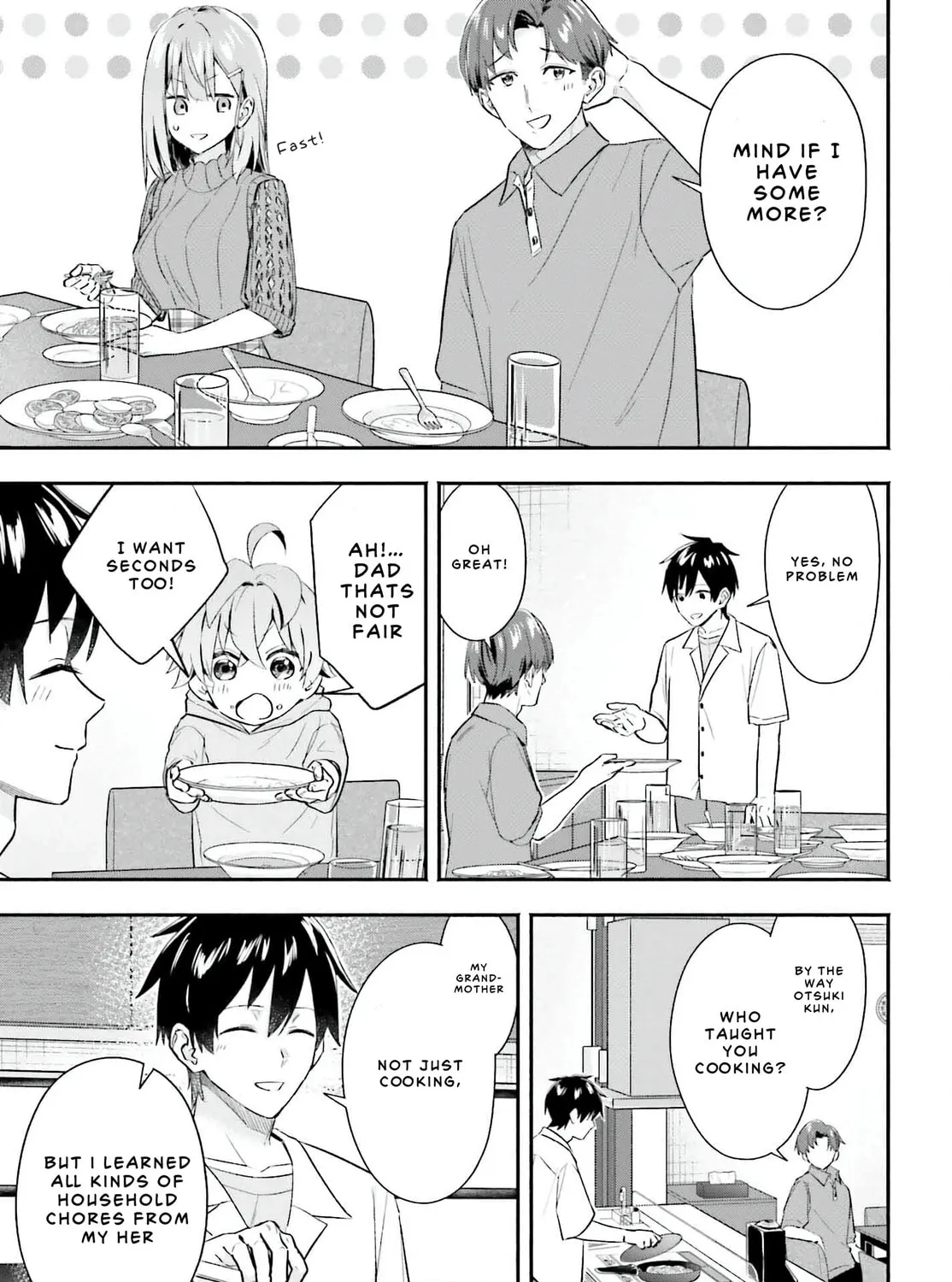 Kaji Daikou no Arbeit wo Hajimetara Gakuen Ichi no Bishoujo no Kazoku ni Kiinirare Chaimashita. Chapter 5.2 page 21 - 