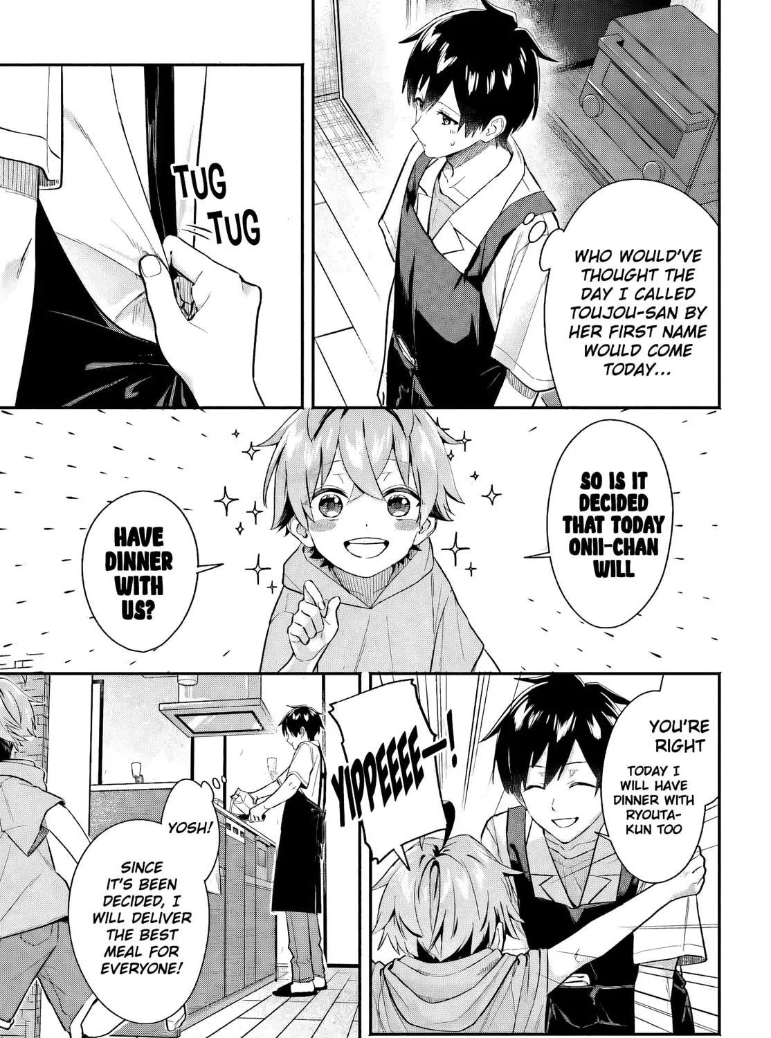 Kaji Daikou no Arbeit wo Hajimetara Gakuen Ichi no Bishoujo no Kazoku ni Kiinirare Chaimashita. Chapter 5 page 48 - 