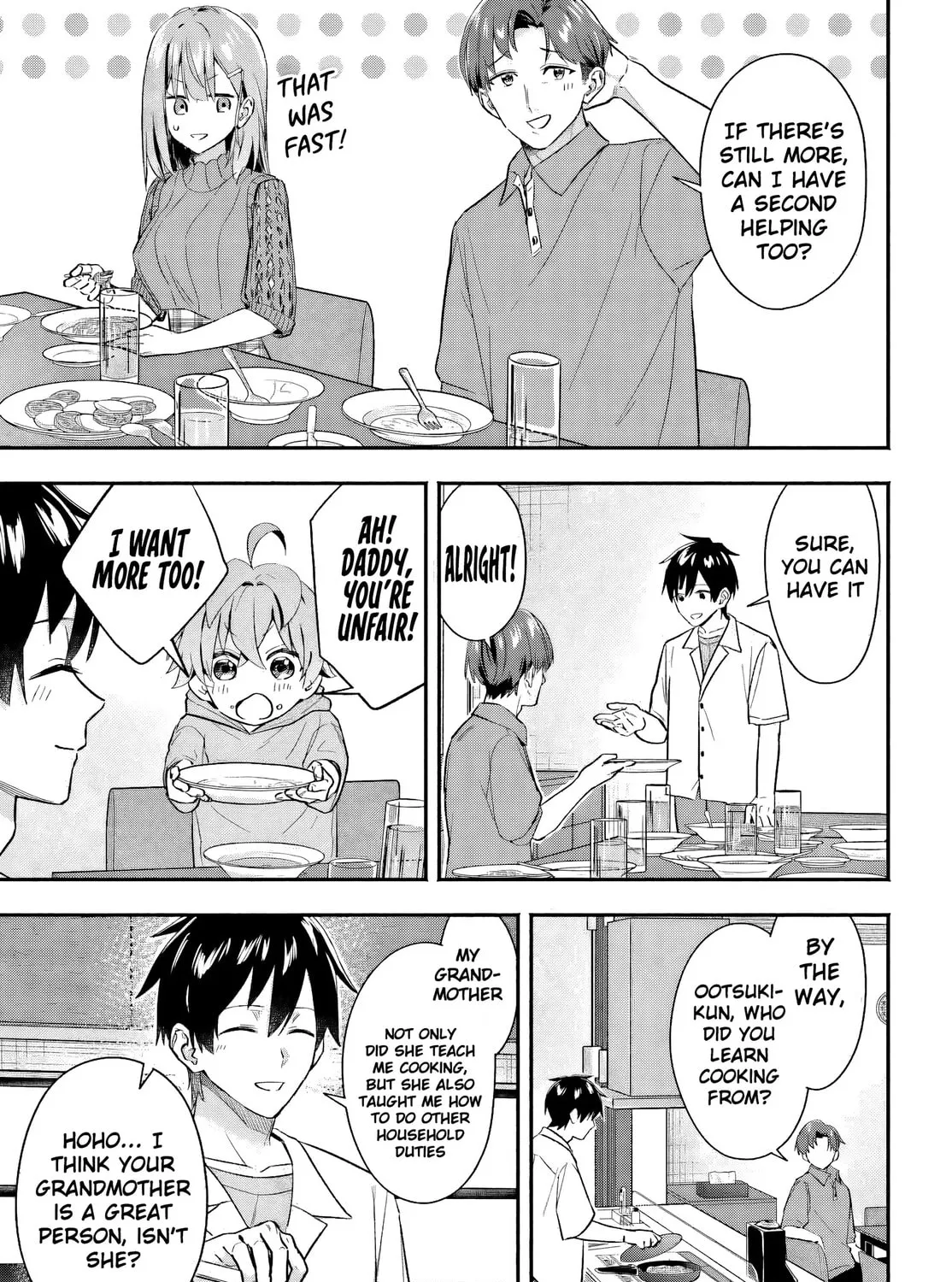 Kaji Daikou no Arbeit wo Hajimetara Gakuen Ichi no Bishoujo no Kazoku ni Kiinirare Chaimashita. Chapter 5 page 56 - 