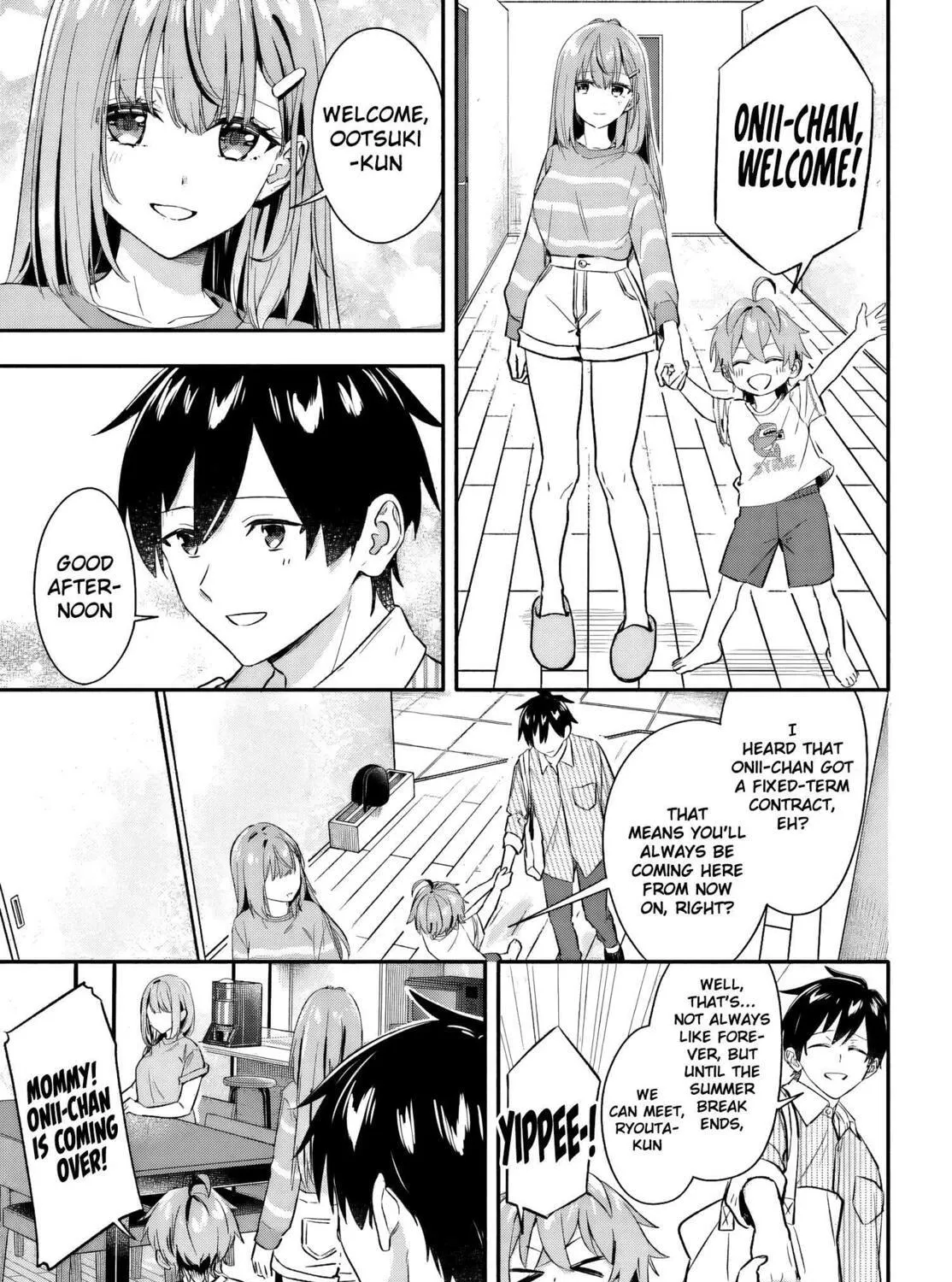 Kaji Daikou no Arbeit wo Hajimetara Gakuen Ichi no Bishoujo no Kazoku ni Kiinirare Chaimashita. Chapter 6 page 46 - 