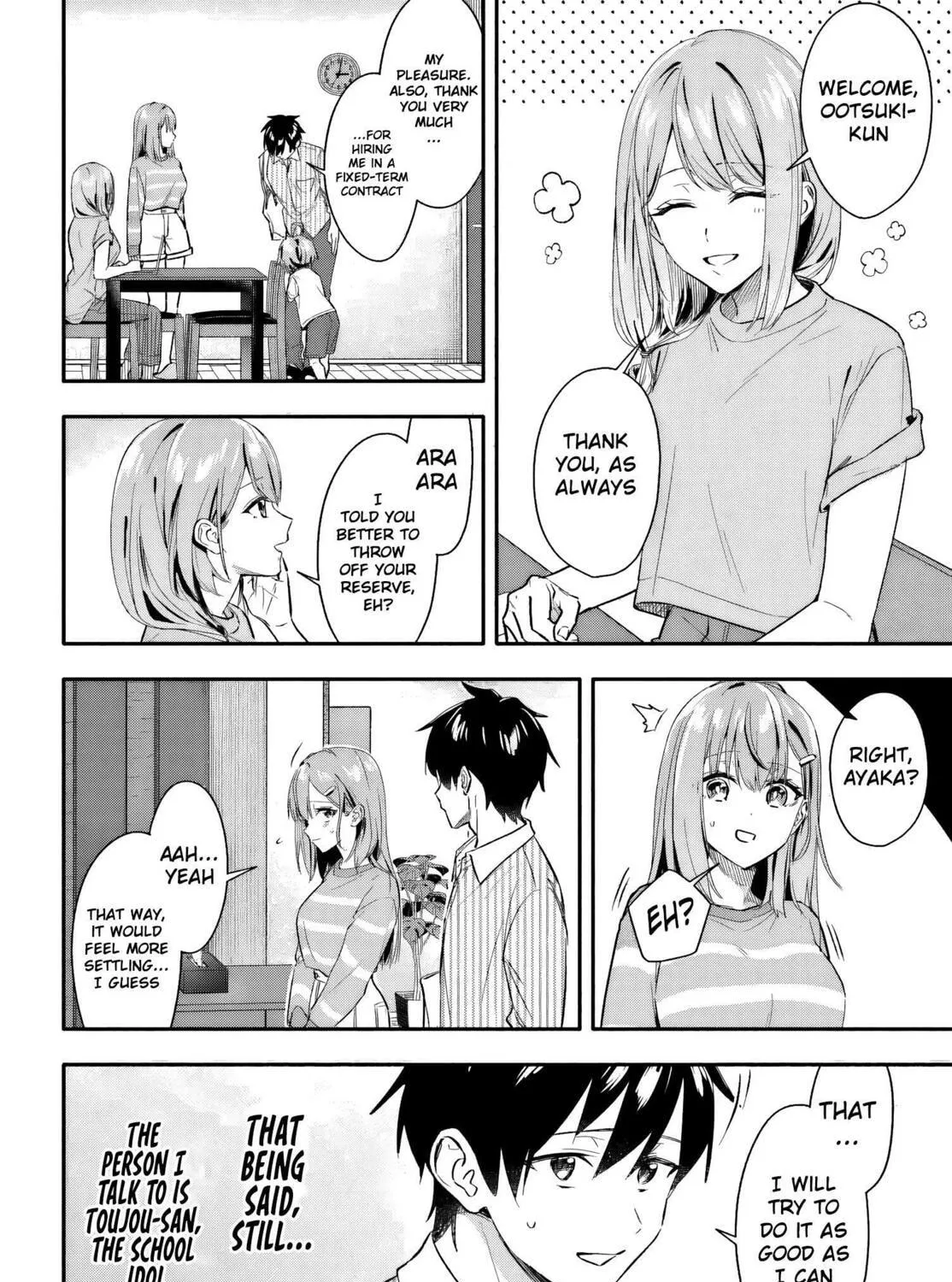 Kaji Daikou no Arbeit wo Hajimetara Gakuen Ichi no Bishoujo no Kazoku ni Kiinirare Chaimashita. Chapter 6 page 48 - 