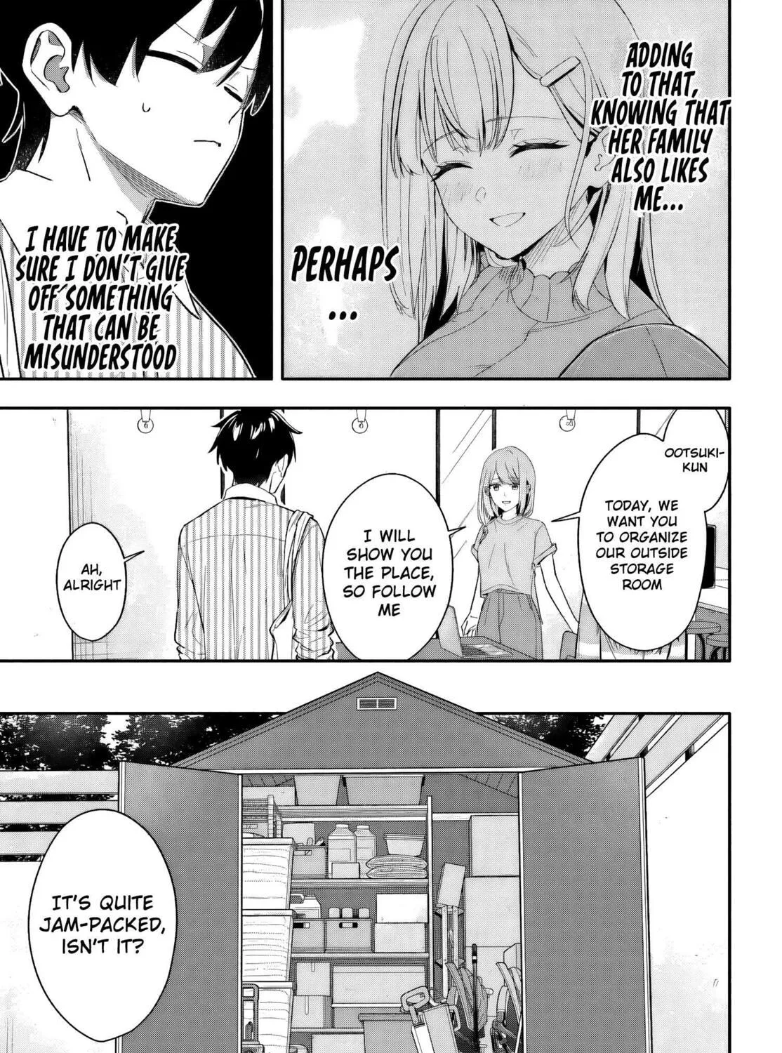 Kaji Daikou no Arbeit wo Hajimetara Gakuen Ichi no Bishoujo no Kazoku ni Kiinirare Chaimashita. Chapter 6 page 50 - 