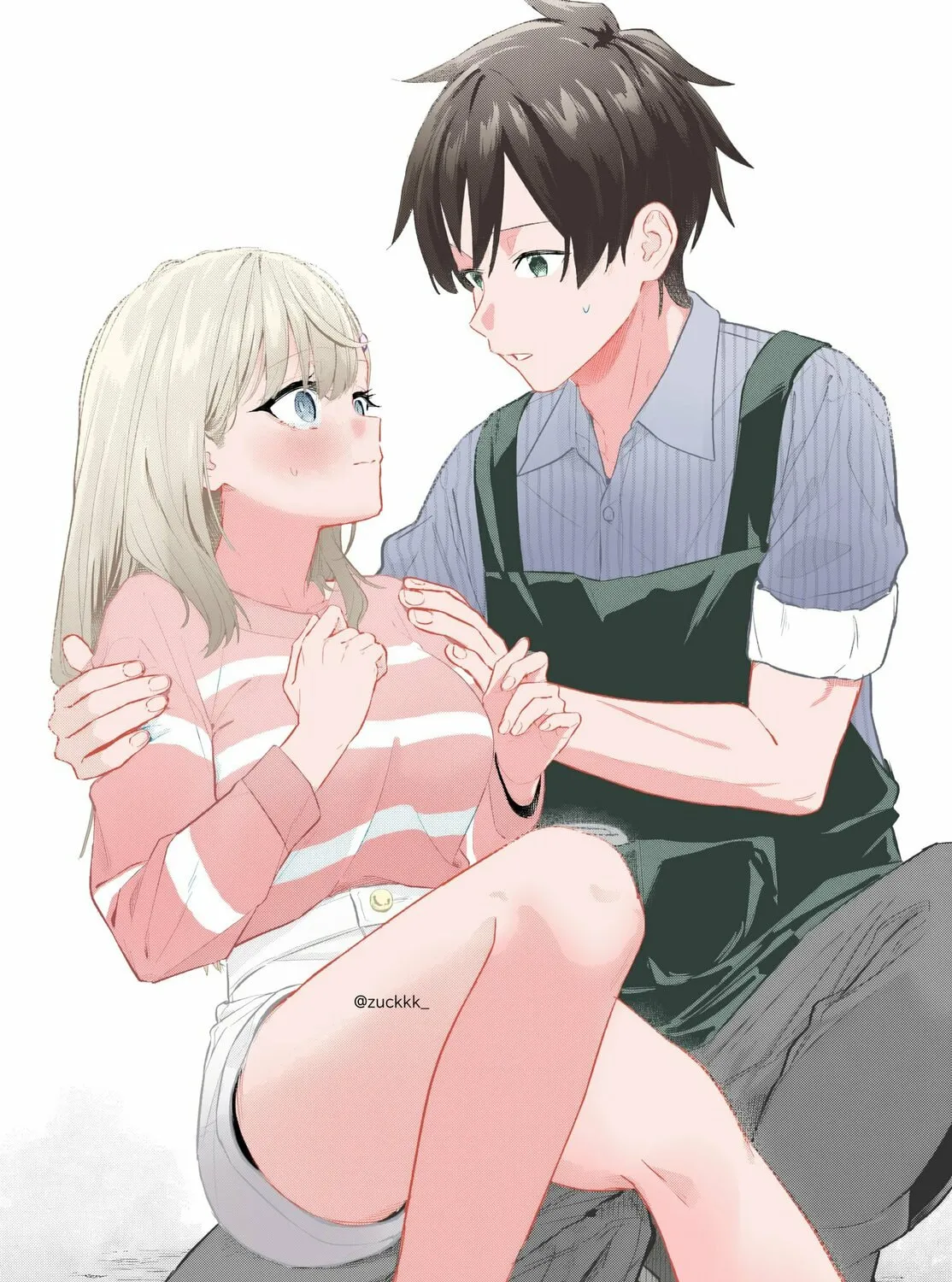 Kaji Daikou no Arbeit wo Hajimetara Gakuen Ichi no Bishoujo no Kazoku ni Kiinirare Chaimashita. Chapter 6 page 80 - 