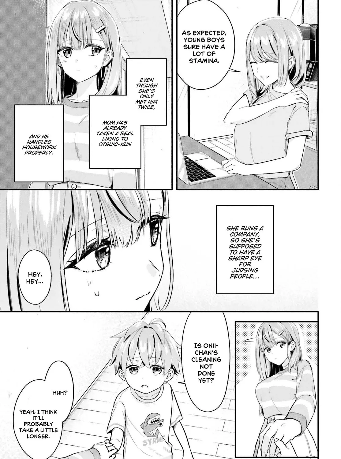 Kaji Daikou no Arbeit wo Hajimetara Gakuen Ichi no Bishoujo no Kazoku ni Kiinirare Chaimashita. Chapter 7.1 page 13 - 