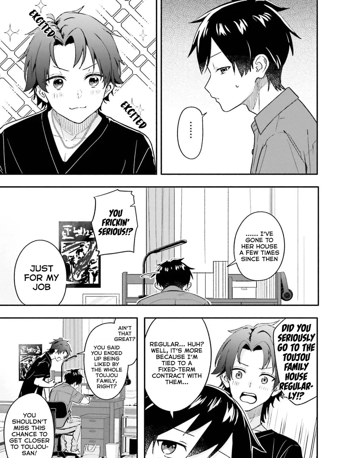 Kaji Daikou no Arbeit wo Hajimetara Gakuen Ichi no Bishoujo no Kazoku ni Kiinirare Chaimashita. Chapter 8 page 6 - 