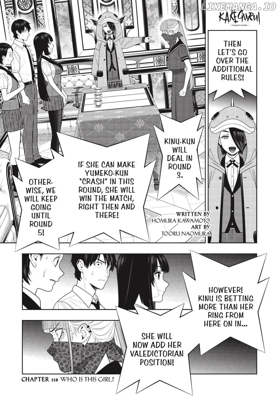 Kakegurui  Manga Chapter 118 page 2 - 