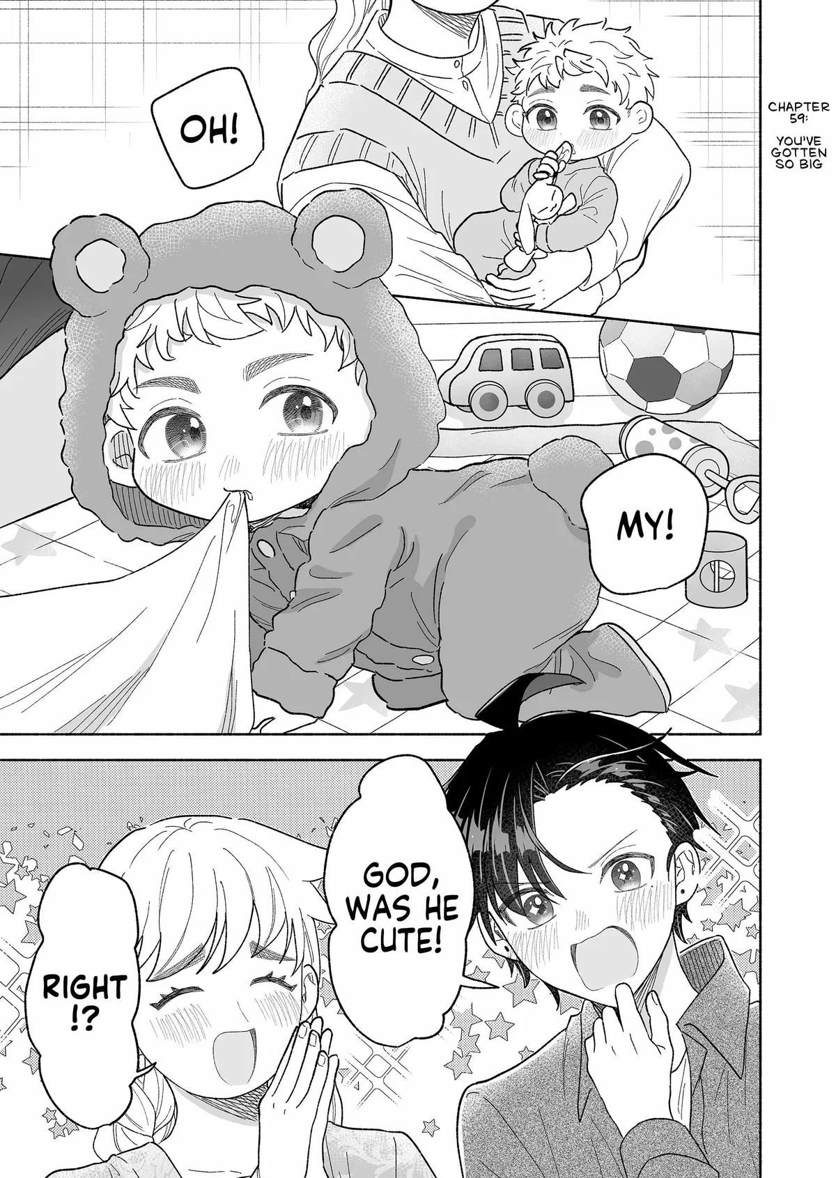 Kakkoii Onnanoko to 12-centi no Yakusoku Chapter 59 page 1 - 