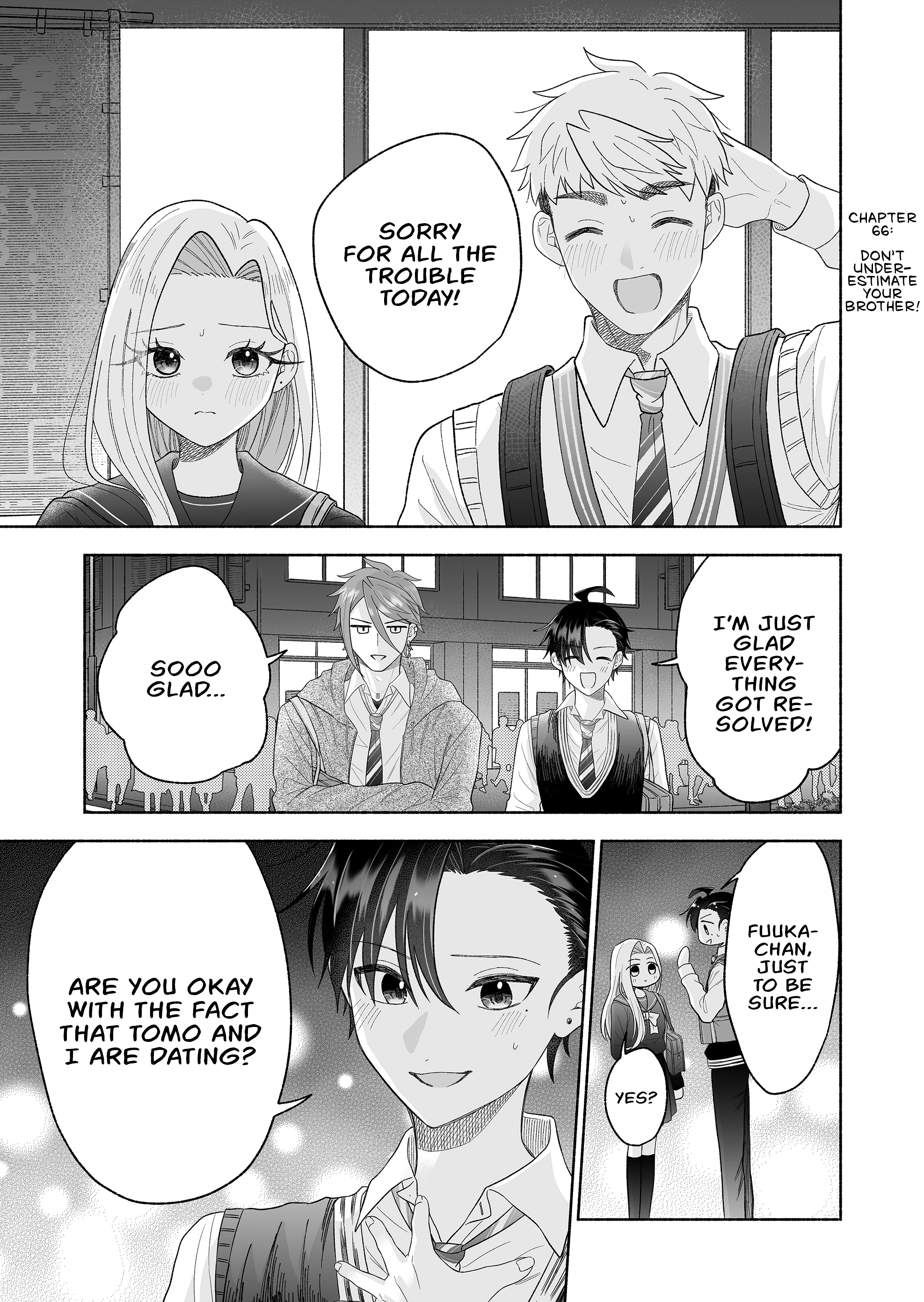 Kakkoii Onnanoko to 12-centi no Yakusoku Chapter 66 page 1 - 