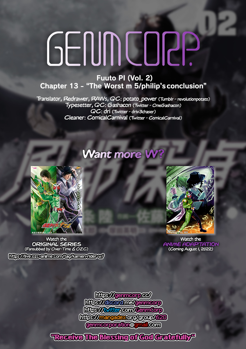 Kamen Rider W: Fuuto Tantei Chapter 13 page 19 - 