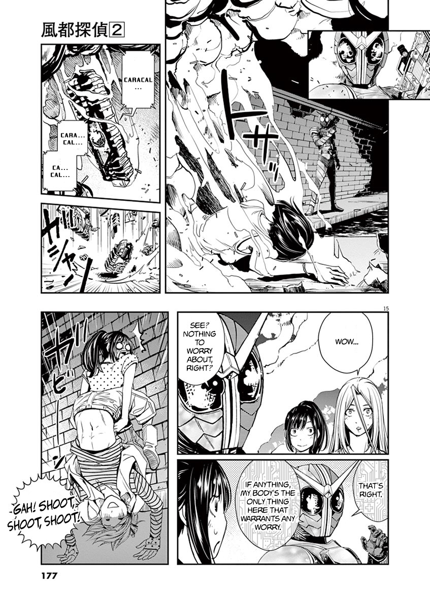 Kamen Rider W: Fuuto Tantei Chapter 17 page 15 - 