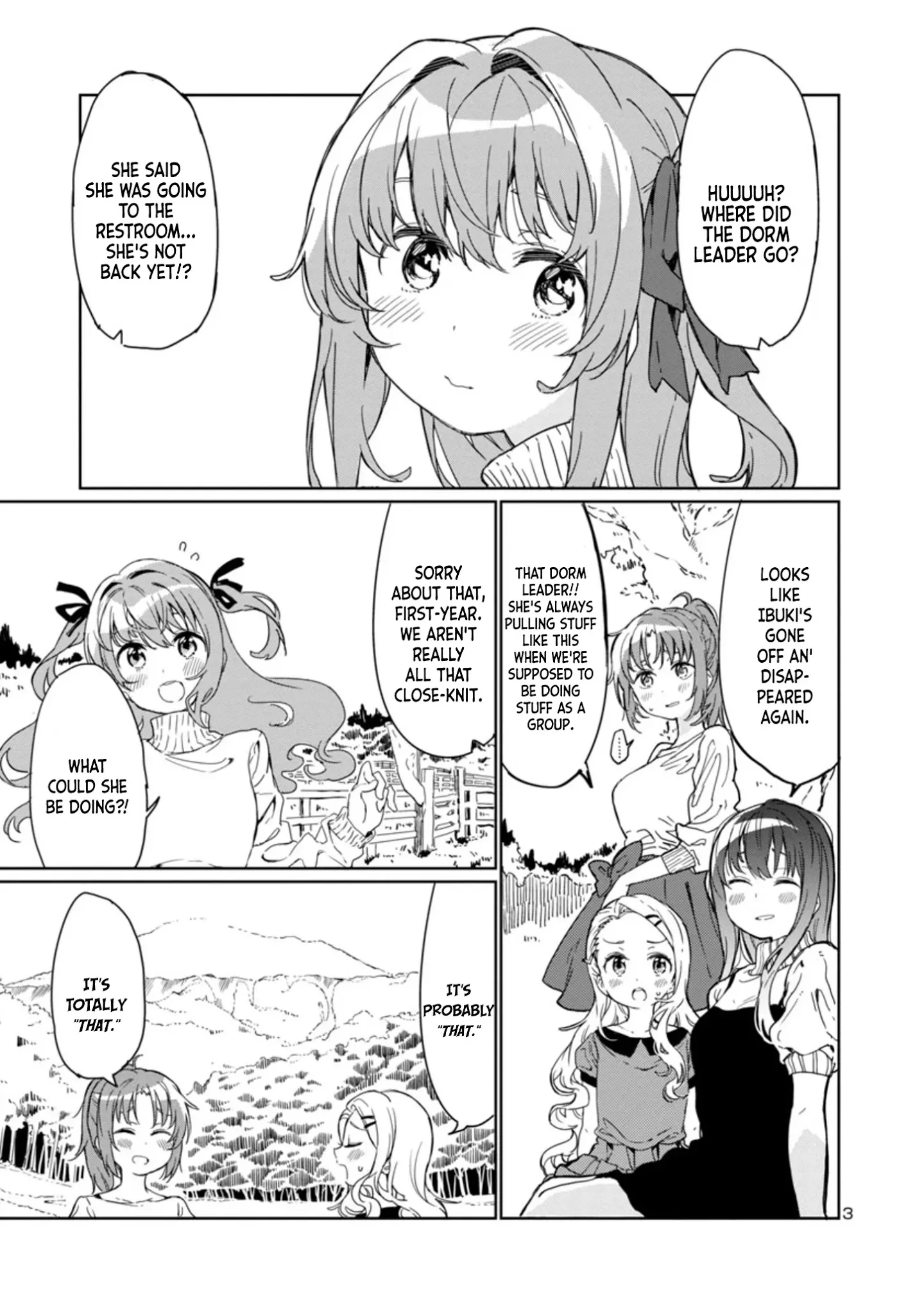Kamiina Botan, Yoheru Sugata wa Yuri no Hana Chapter 1 page 3 - 