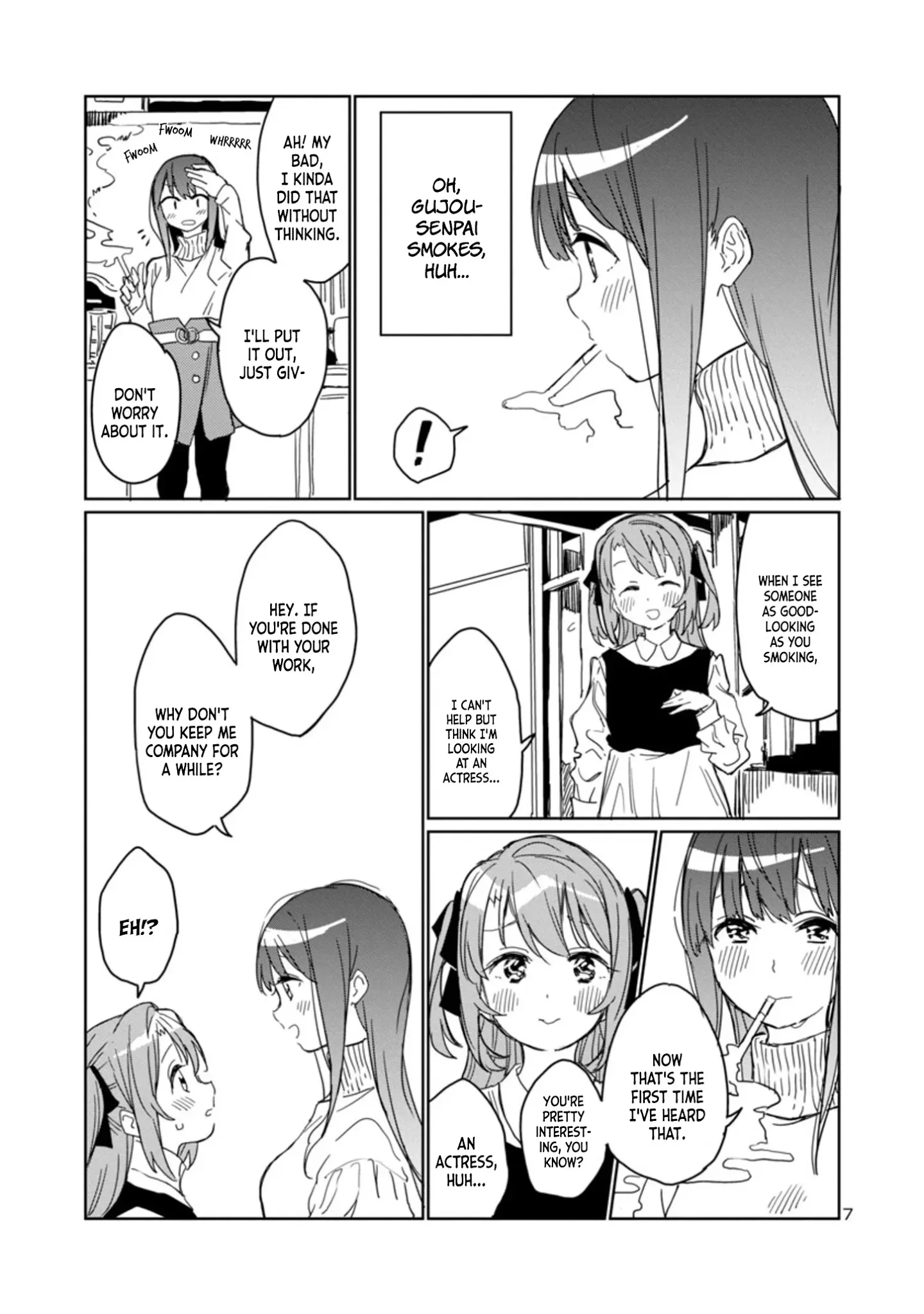 Kamiina Botan, Yoheru Sugata wa Yuri no Hana Chapter 3 page 7 - 