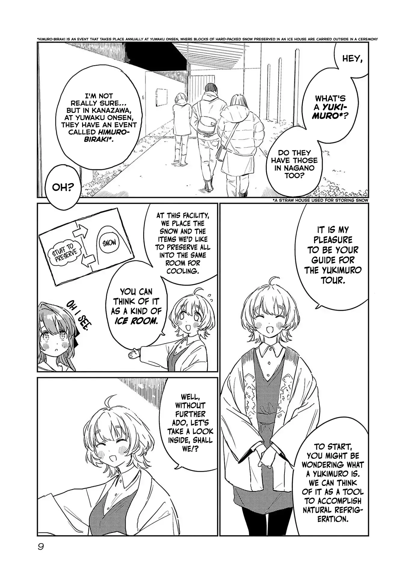 Kamiina Botan, Yoheru Sugata wa Yuri no Hana Chapter 38 page 9 - 