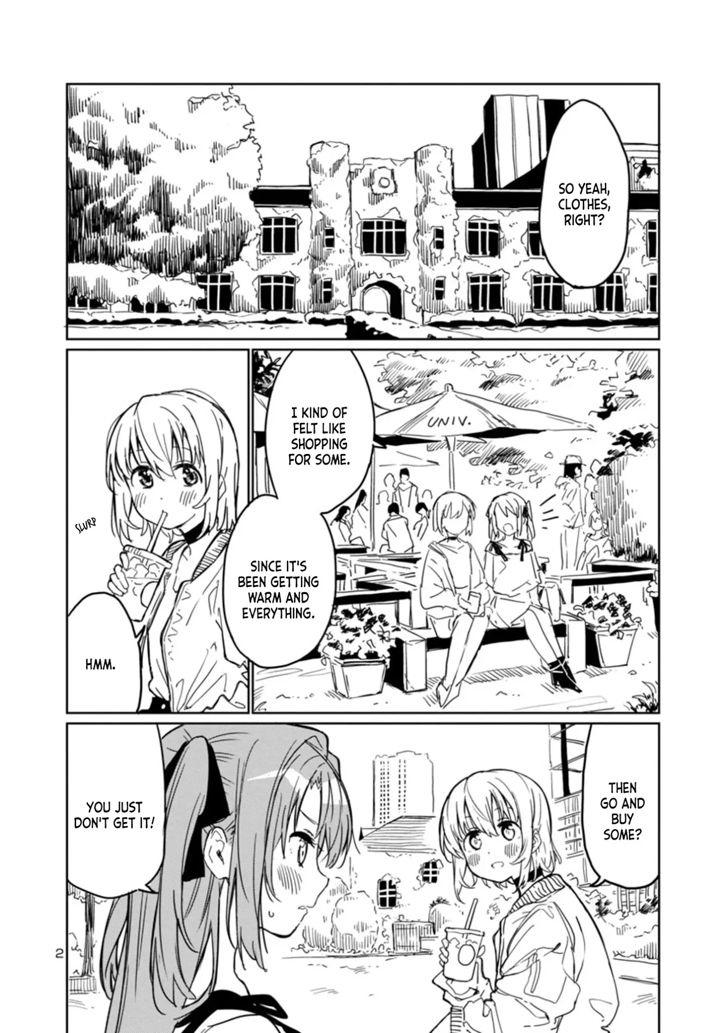 Kamiina Botan, Yoheru Sugata wa Yuri no Hana Chapter 4 page 2 - 