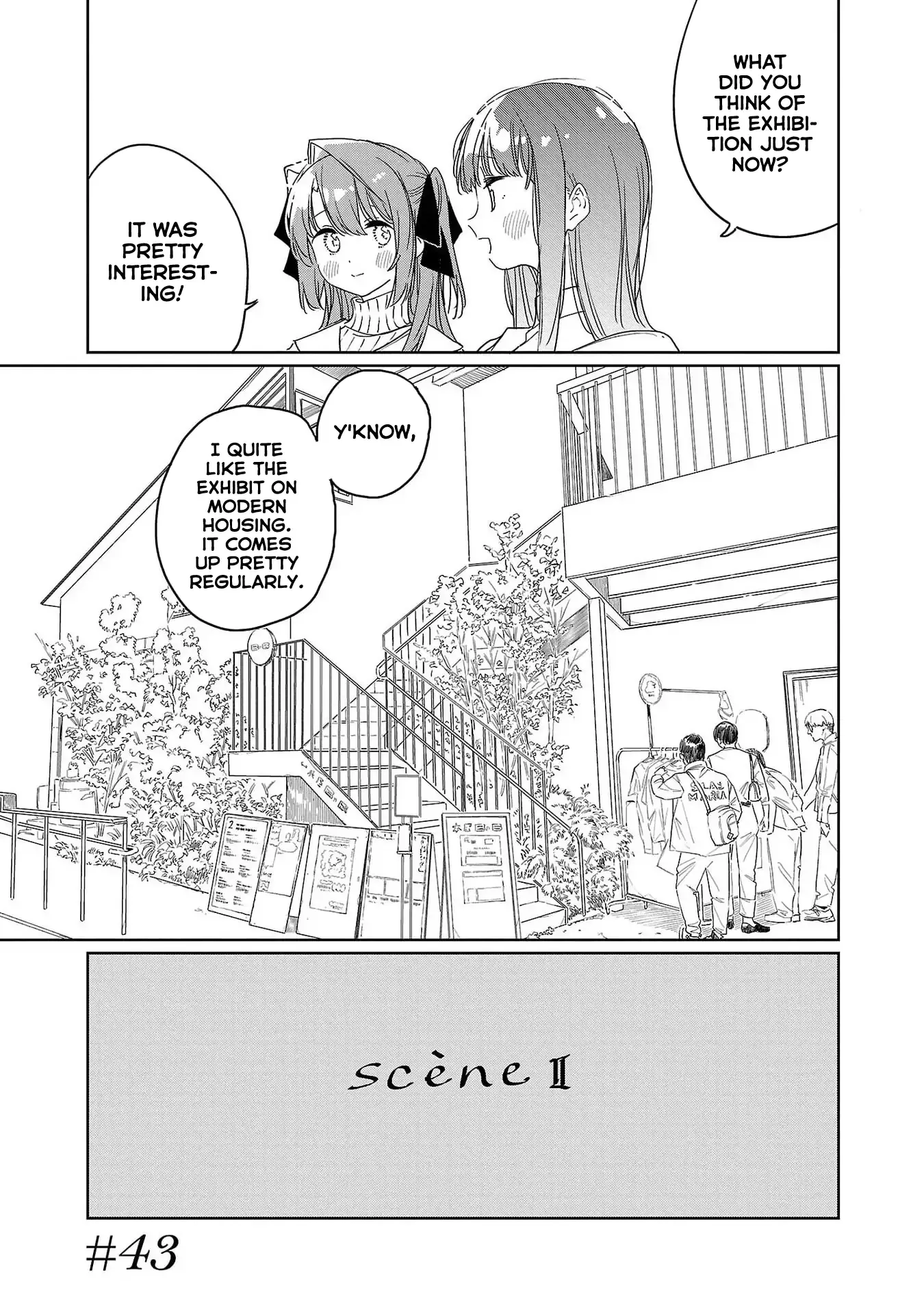 Kamiina Botan, Yoheru Sugata wa Yuri no Hana Chapter 43 page 1 - 