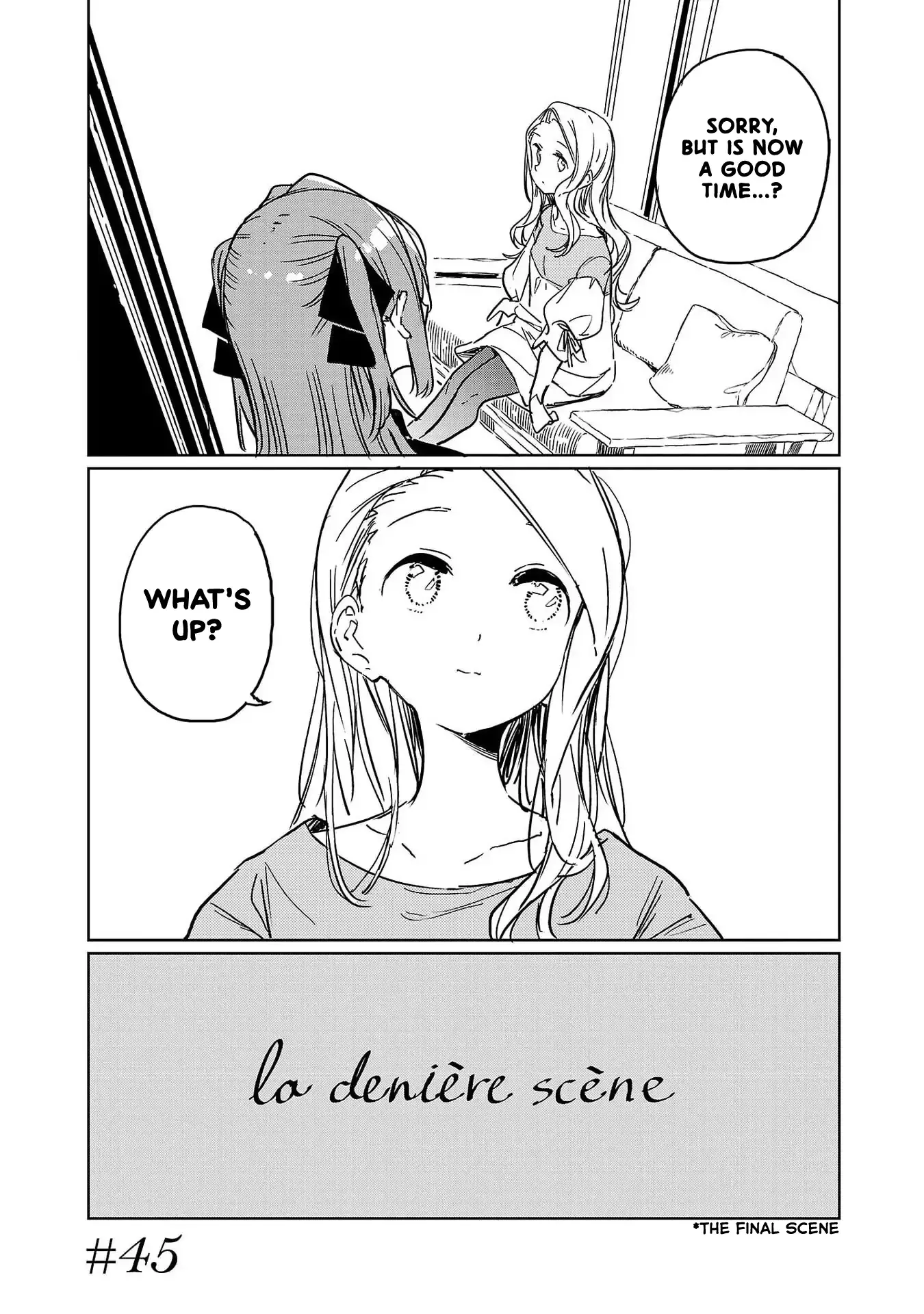 Kamiina Botan, Yoheru Sugata wa Yuri no Hana Chapter 45 page 1 - 