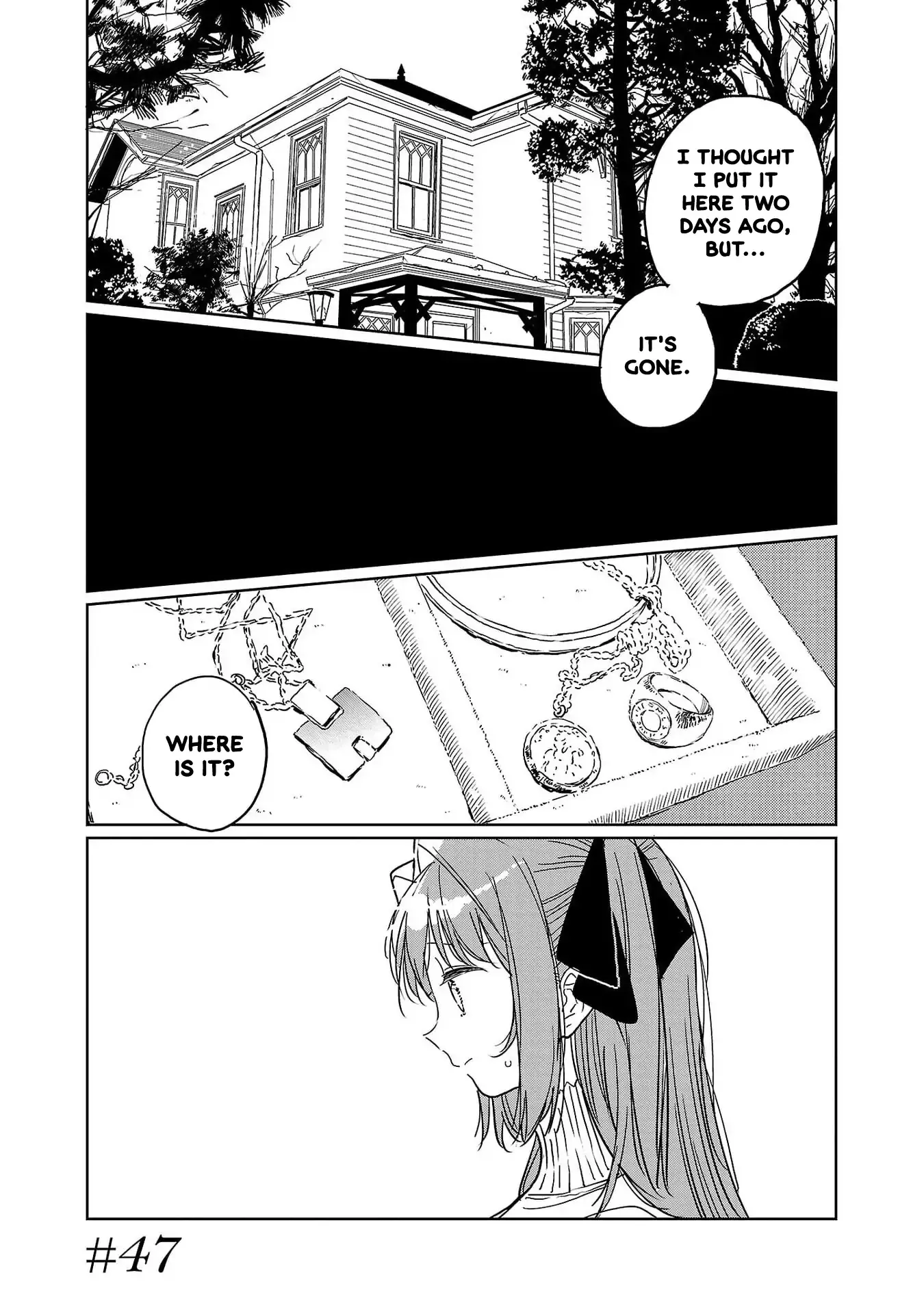Kamiina Botan, Yoheru Sugata wa Yuri no Hana Chapter 47 page 1 - 