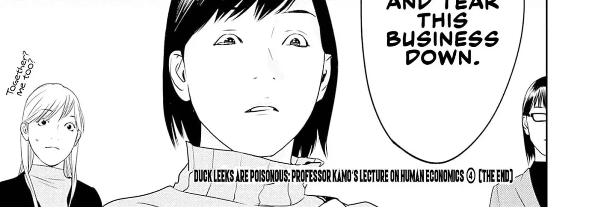 Kamo no Negi Niwa Doku ga Aru: Kamo Kyouju no "Ningen" Keizaigaku Kougi Chapter 3.1 page 52 - 