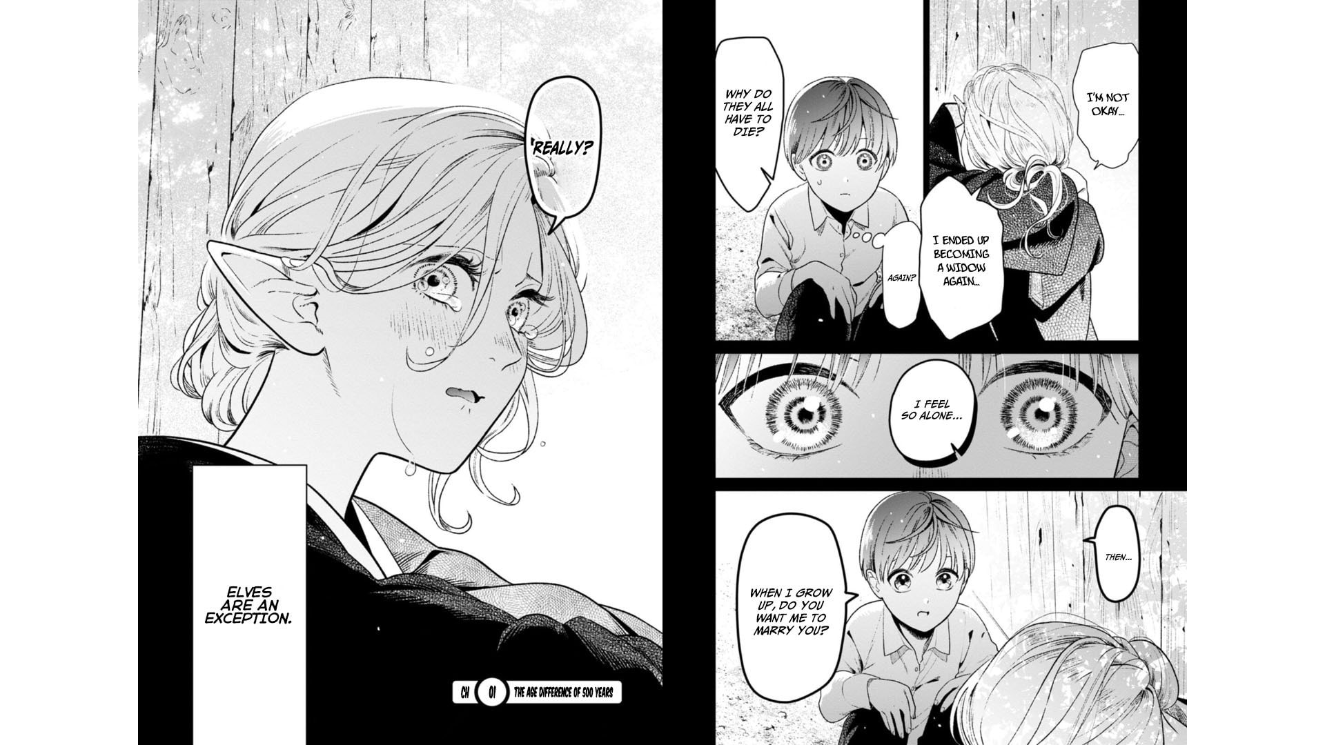 Kanamori-san the Widowed Elf Chapter 1 page 3 - 