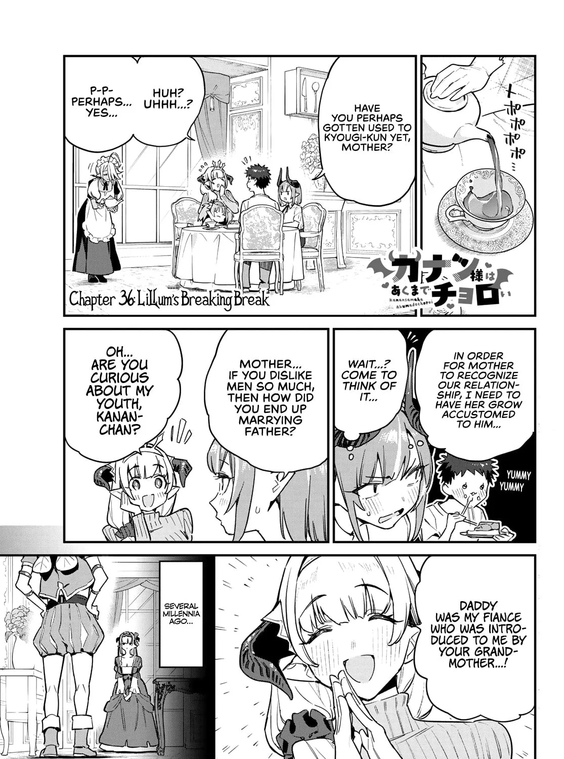 Kanan-sama wa Akumade Choroi Chapter 36 page 2 - 